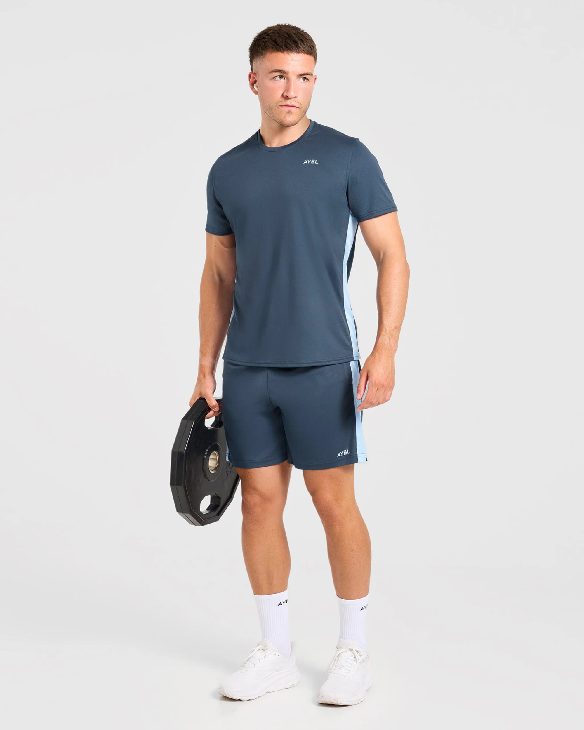 Active Shorts - Muted Navy/Light Bleu - Image 8