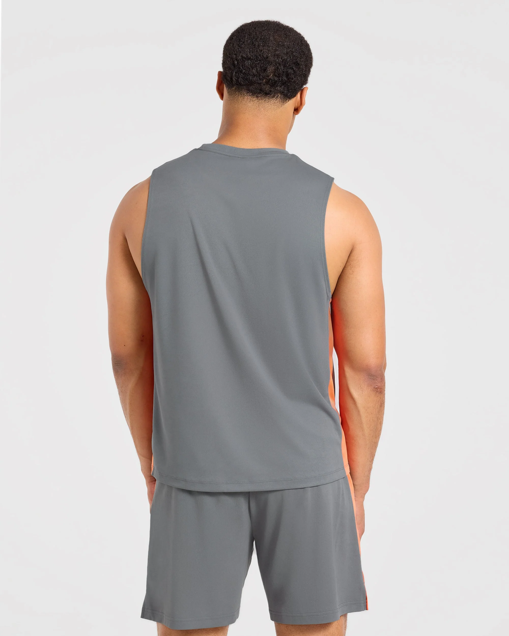 Active Vest - Charcoal/Orange - Image 2