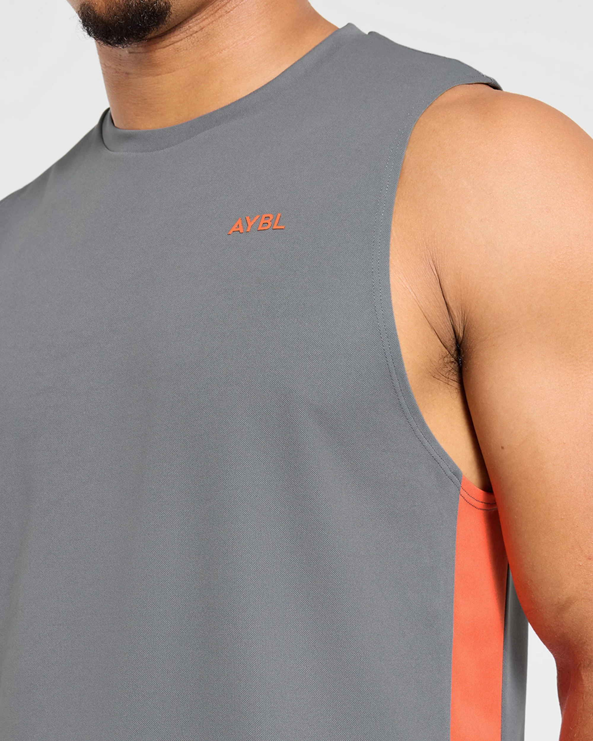 Active Vest - Charcoal/Orange - Image 3