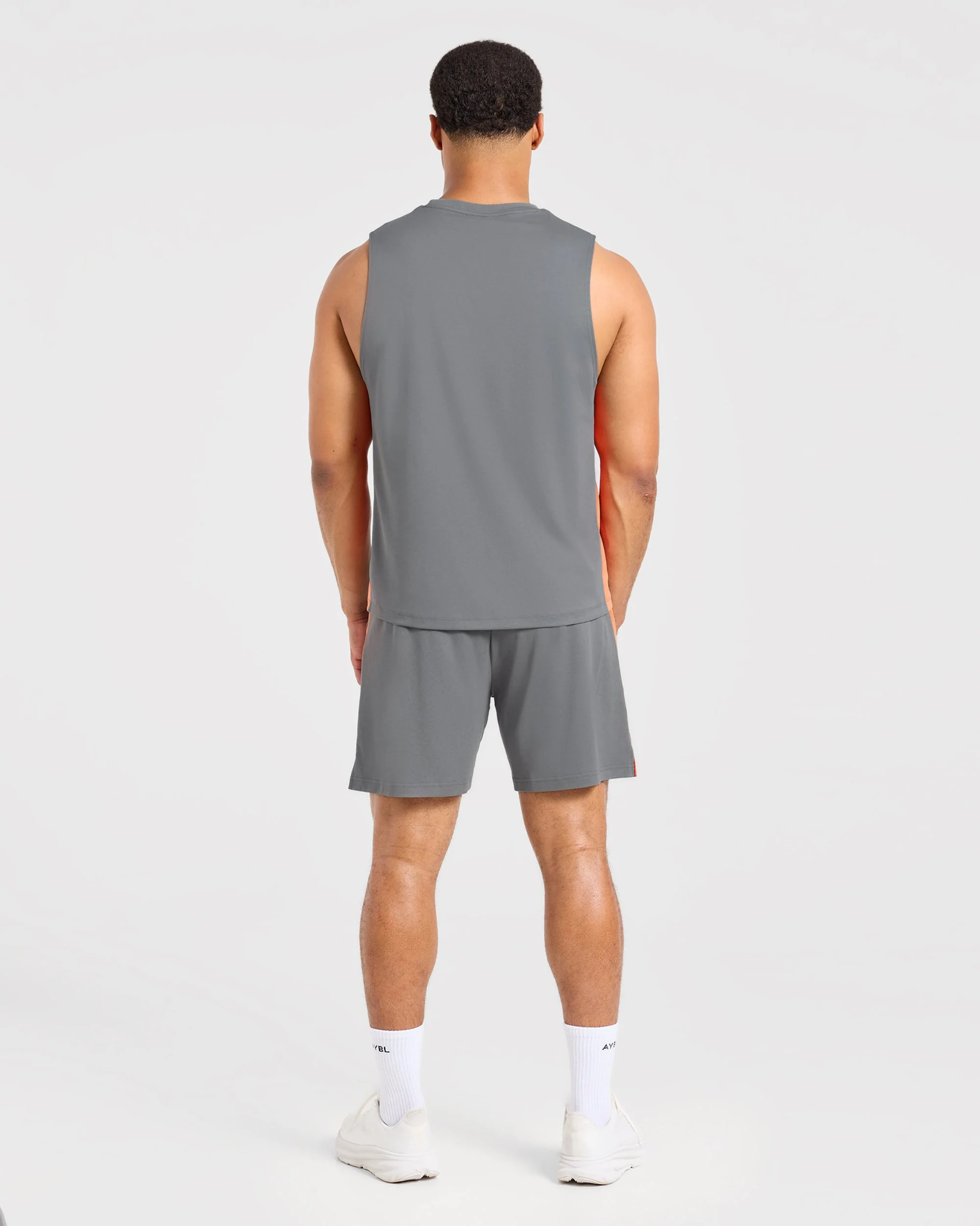 Active Vest - Charcoal/Orange - Image 6