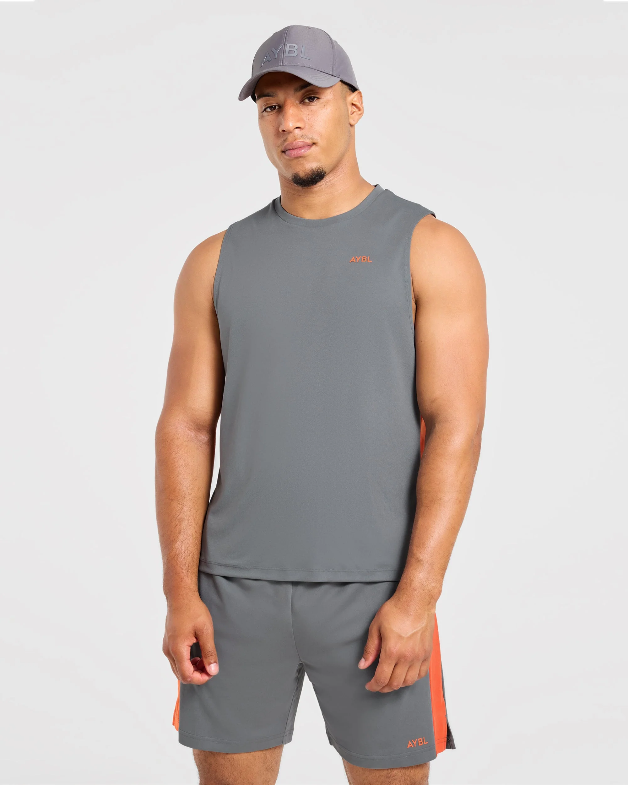 Active Vest - Charcoal/Orange - Image 7