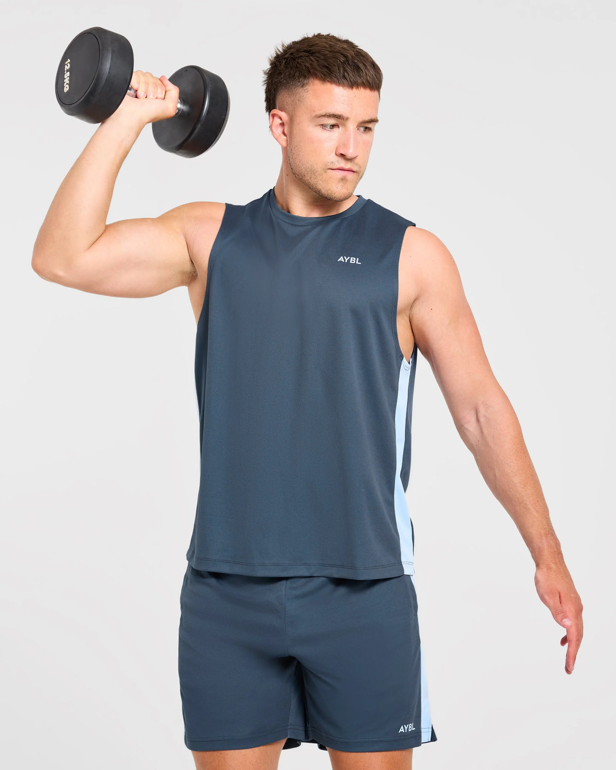 Active Vest - Muted Navy/Light Bleu - Image 7