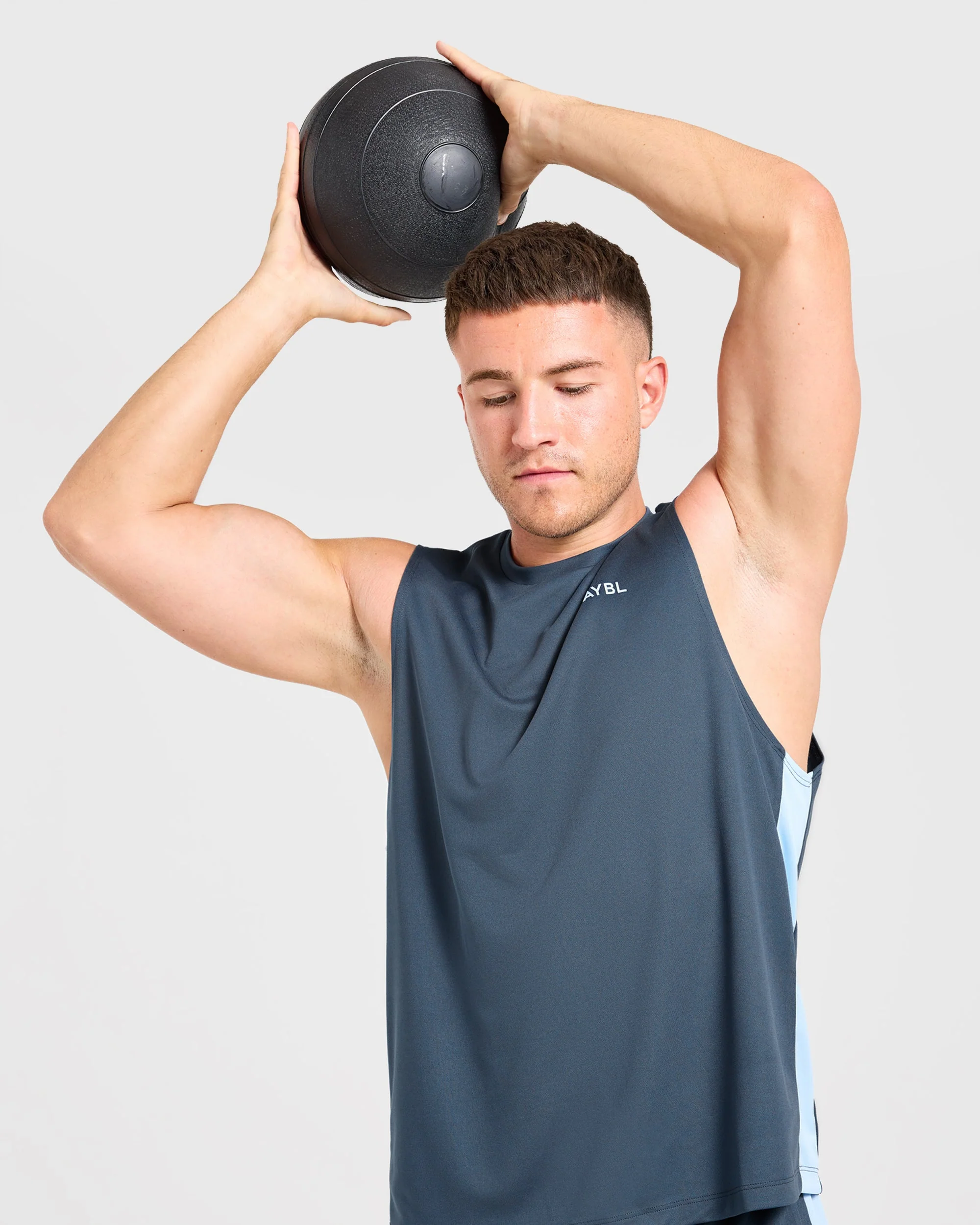 Active Vest - Muted Navy/Light Bleu - Image 8