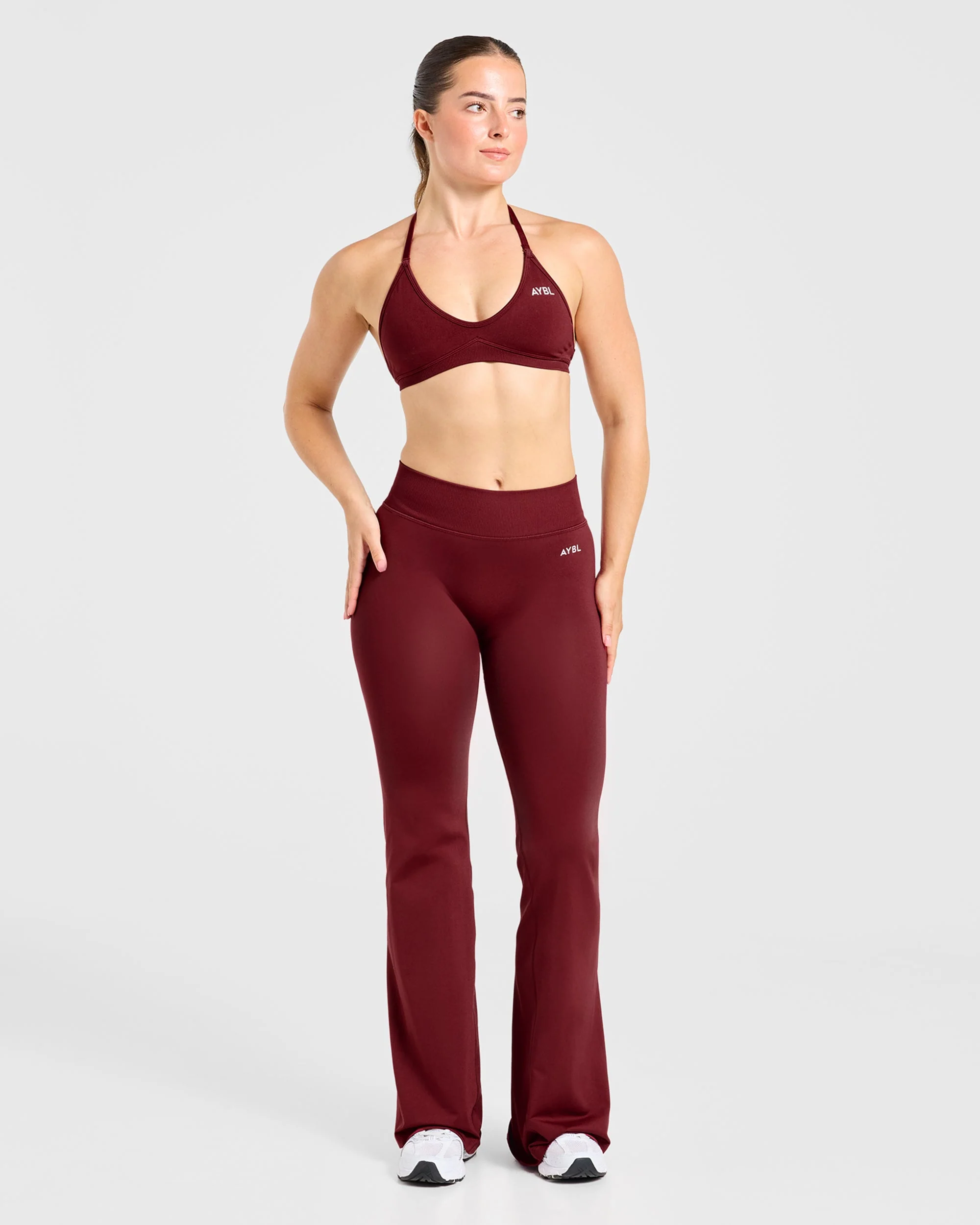 Adapt Seamless Flared Leggings - Autumn Rouge - Image 3