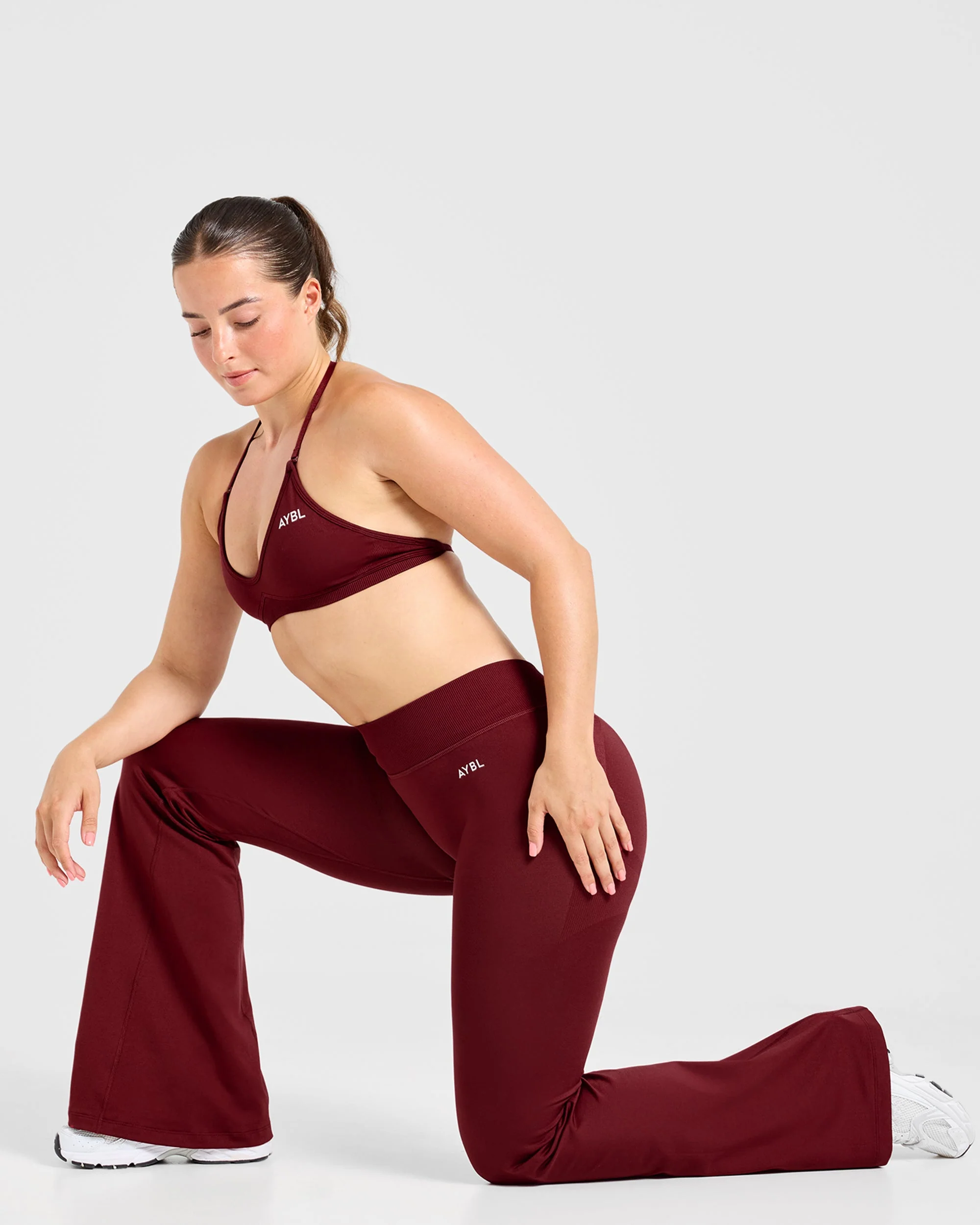 Adapt Seamless Flared Leggings - Autumn Rouge - Image 8