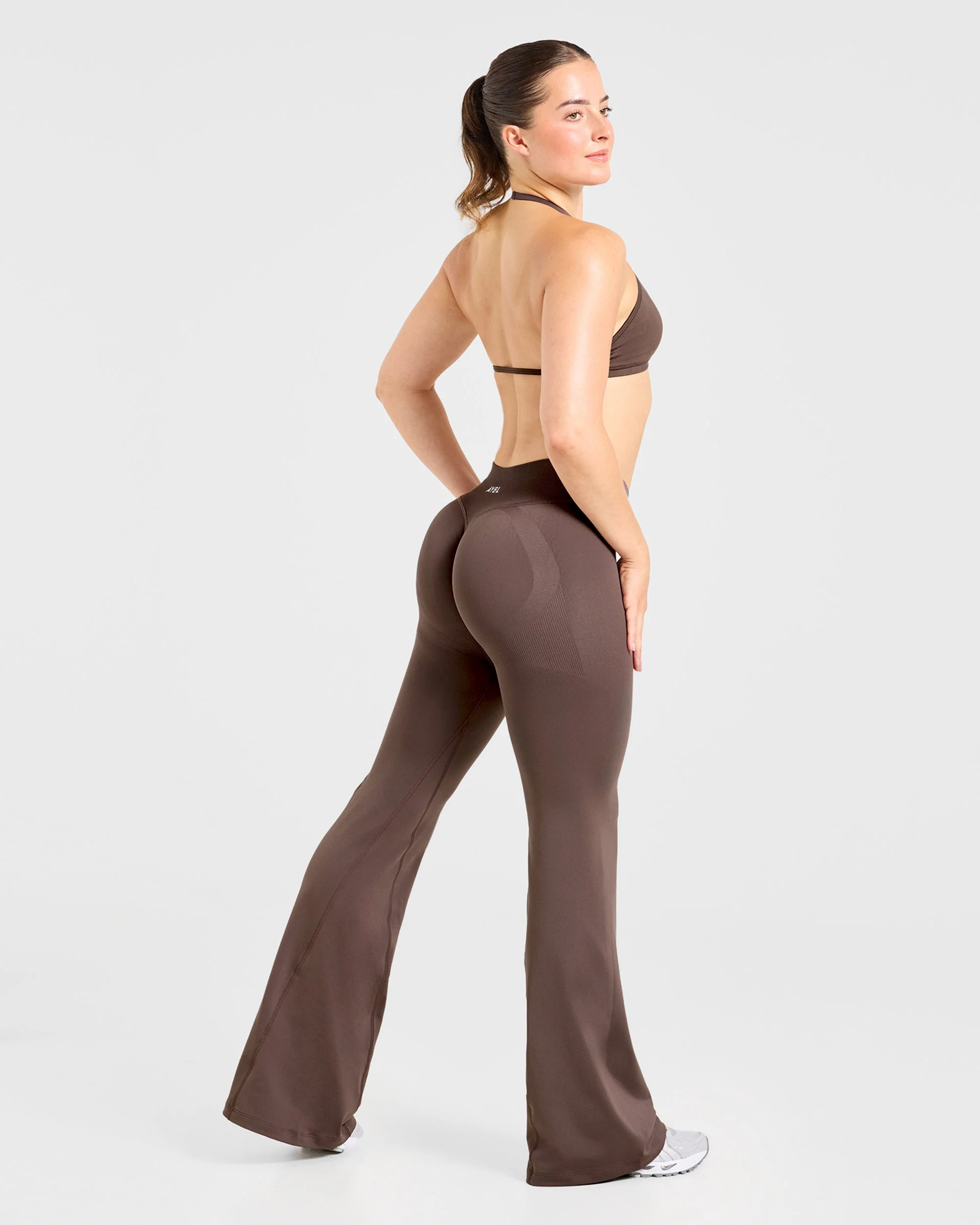 Adapt Seamless Flared Leggings - Marron - Image 4