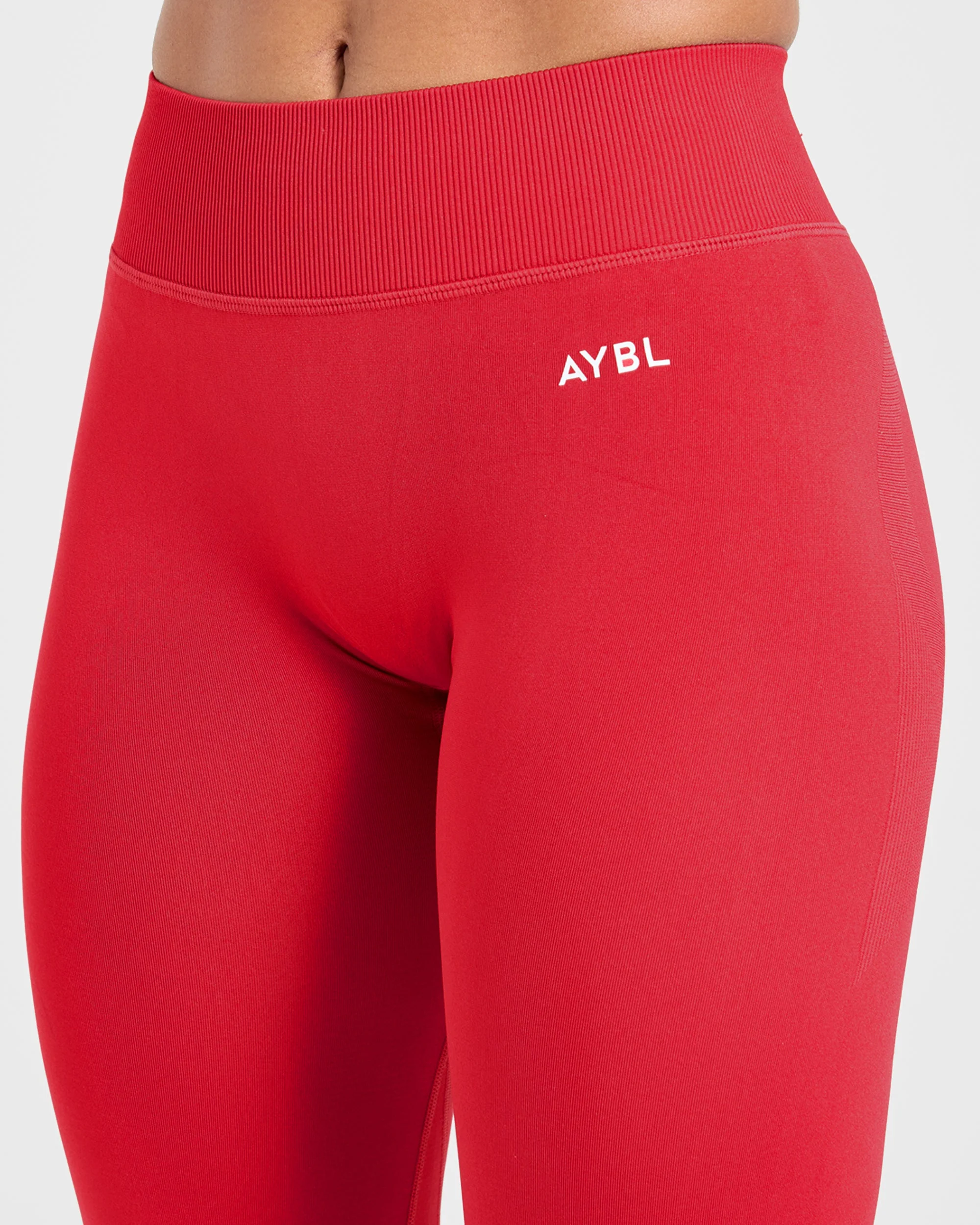 Adapt Seamless Flared Leggings - Salsa Rouge - Image 5