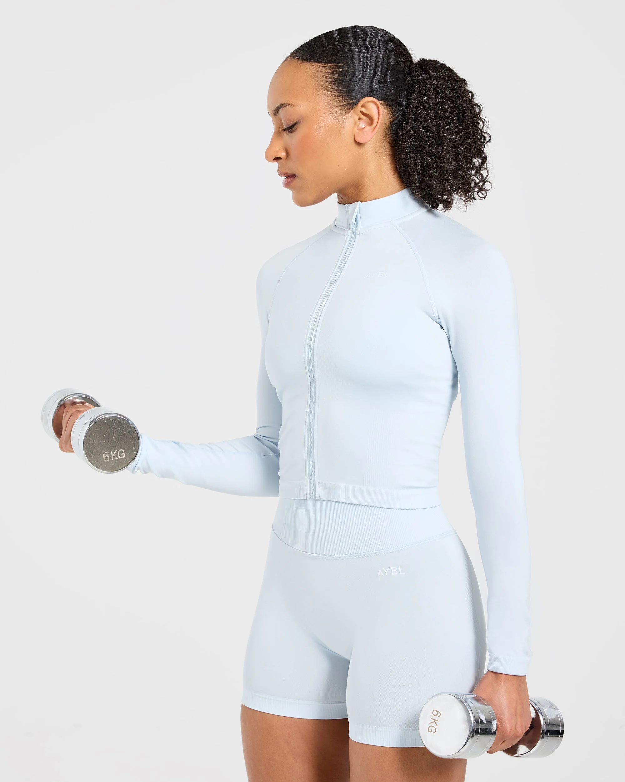 Adapt Seamless Jacket - Iced Bleu - Image 6