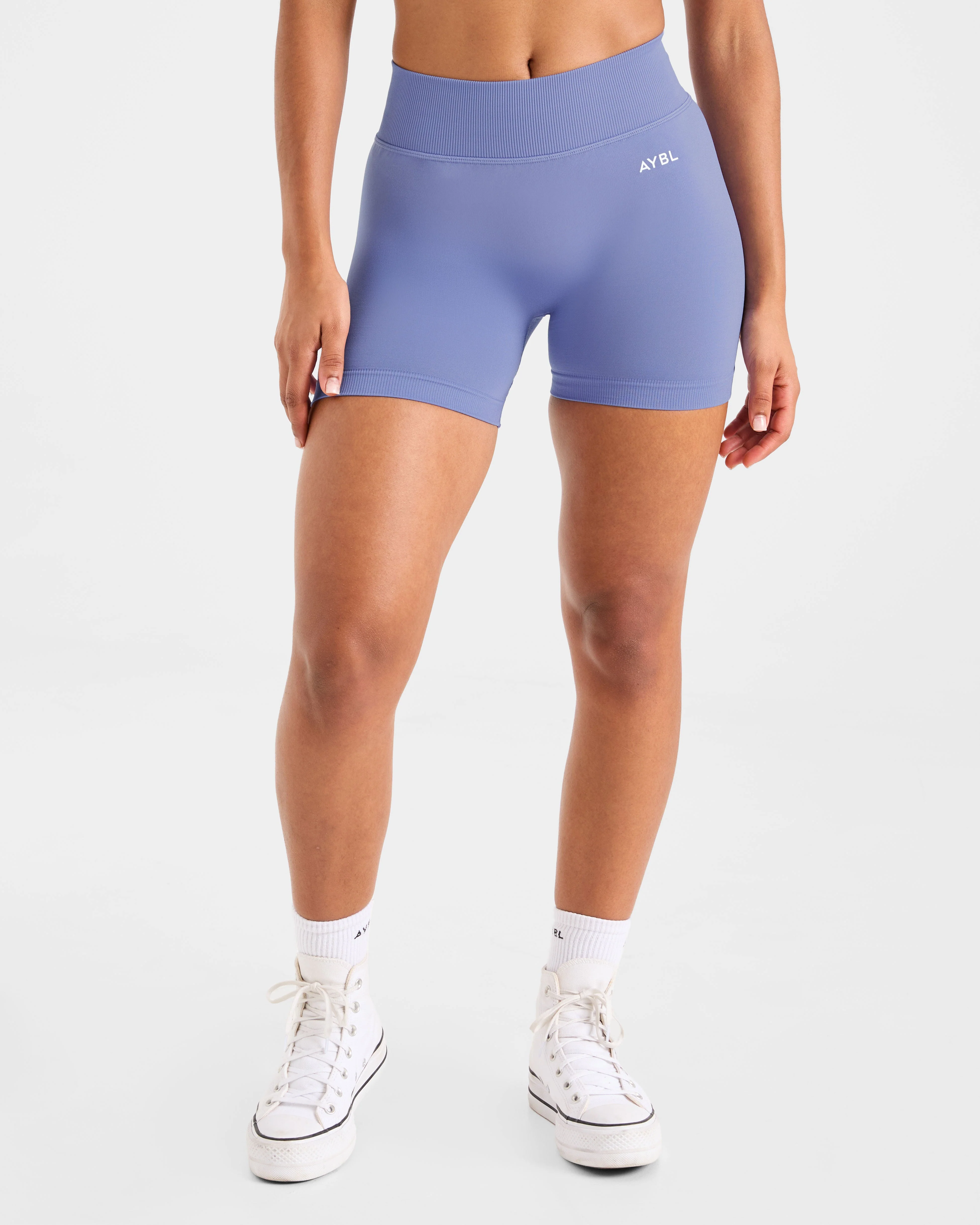 Adapt Seamless Shorts | 4.5" - Iris Bleu - Image 2