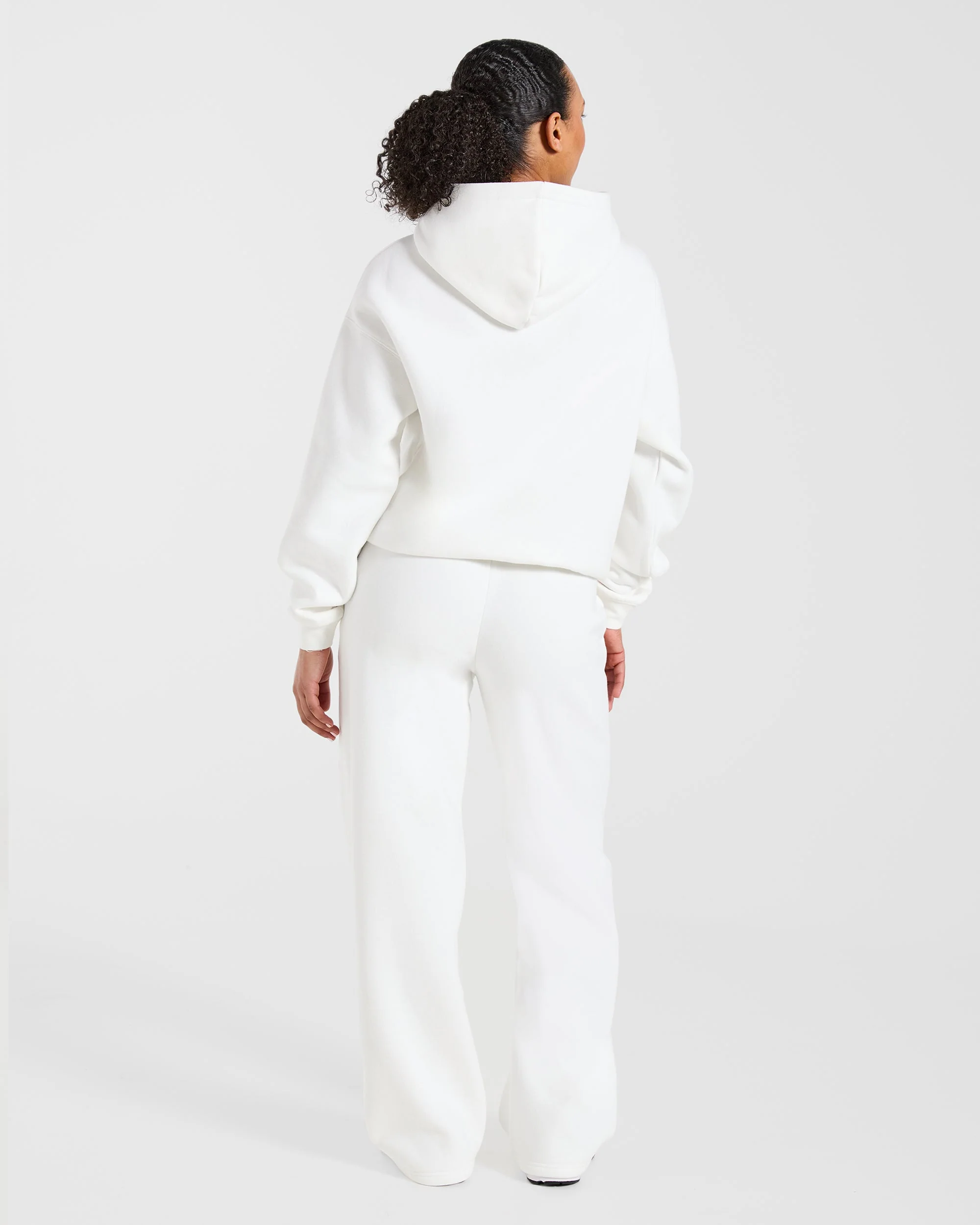AYBL Club Oversized Hoodie - Off Blanc/Forest Vert - Image 4