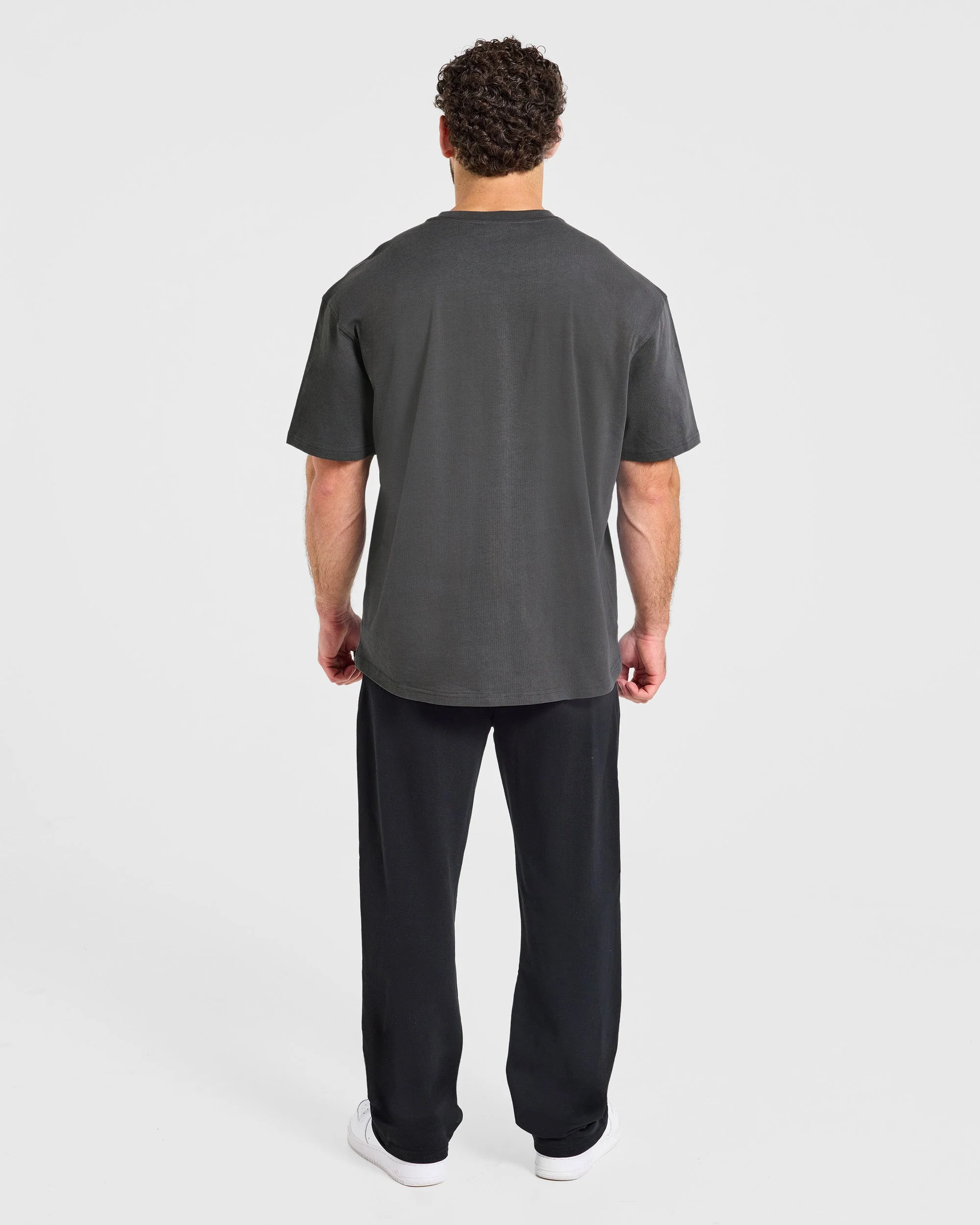 AYBL Elite Iron Oversized T Shirt - Charcoal - Image 4