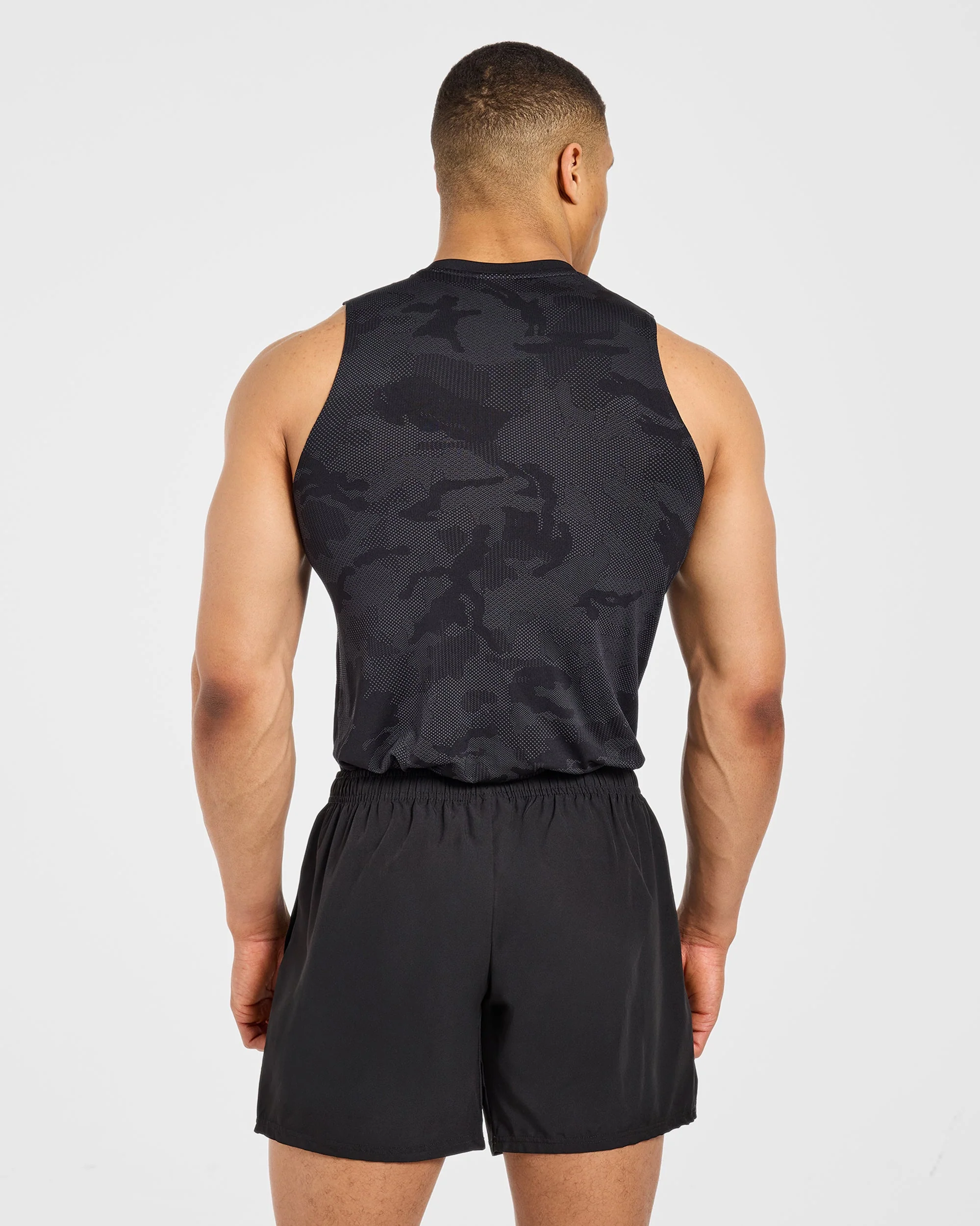 Camo Seamless Tank - Noir - Image 2