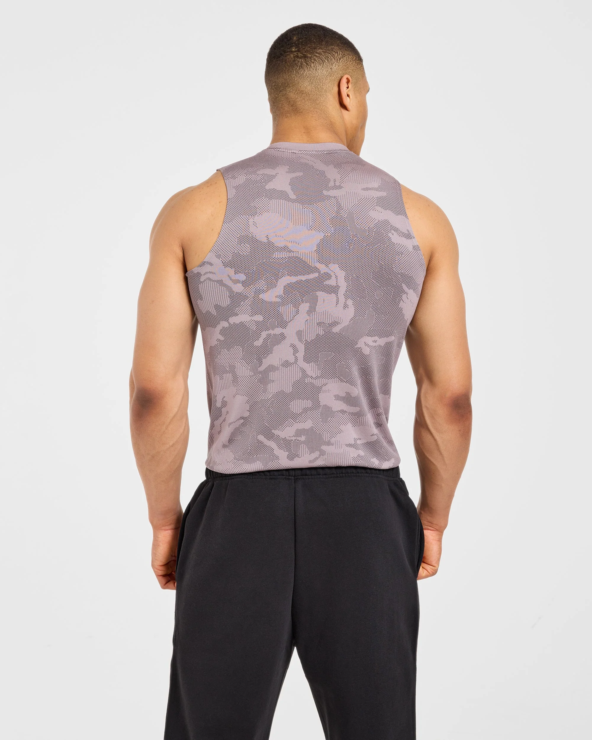 Camo Seamless Tank - Woodland Taupe - Image 2