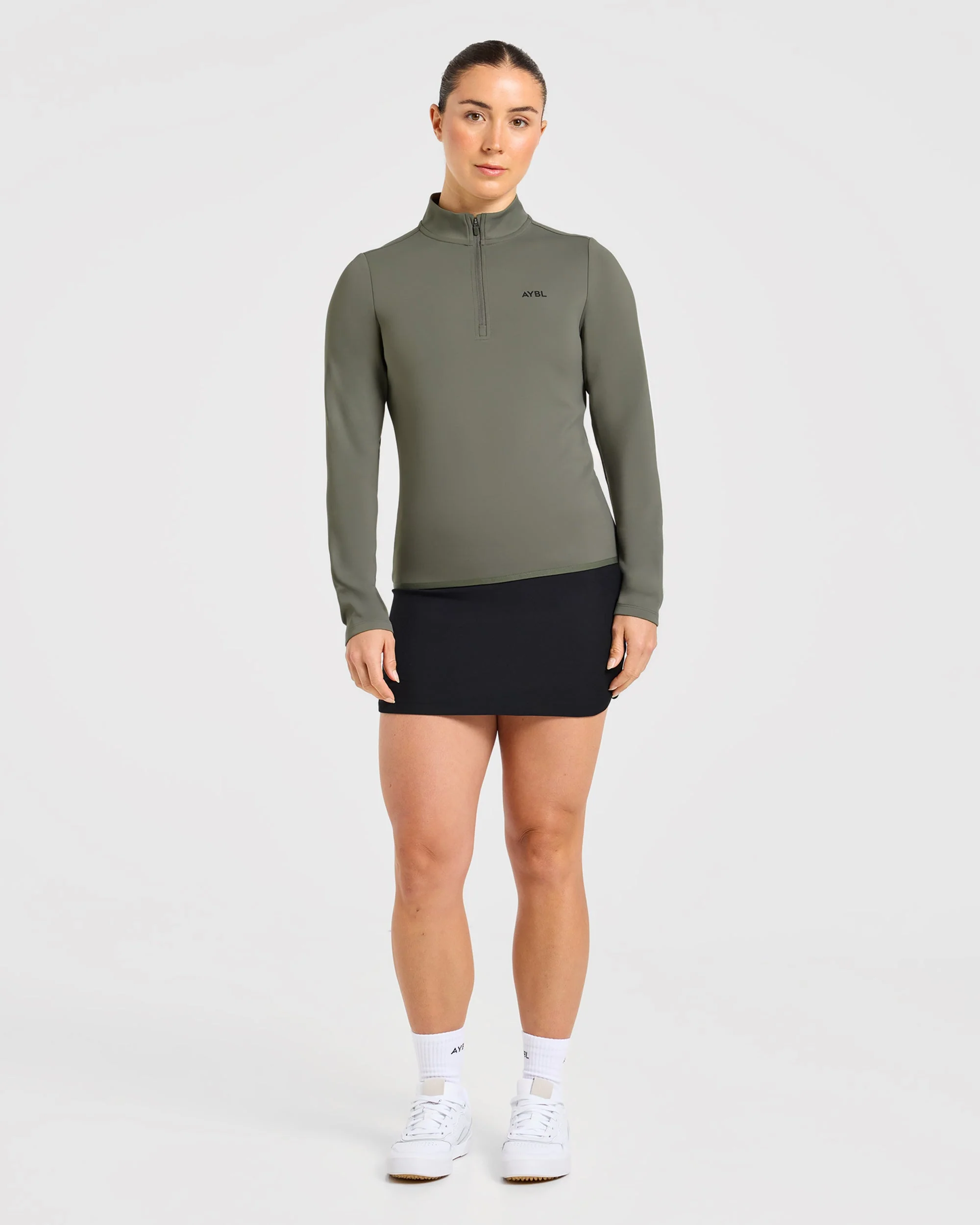 Classic 1/4 Zip Pullover - Deep Sage - Image 3