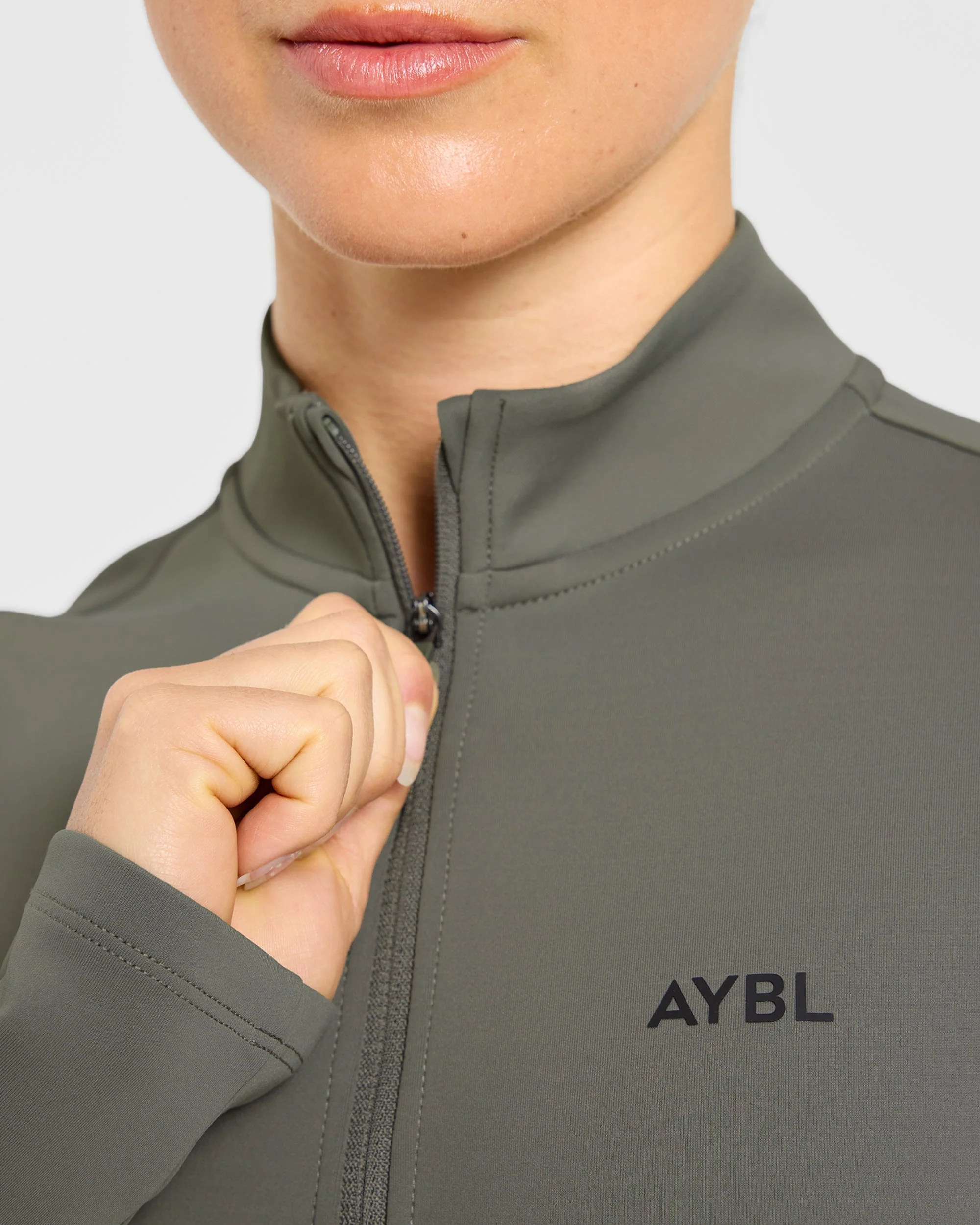 Classic 1/4 Zip Pullover - Deep Sage - Image 5