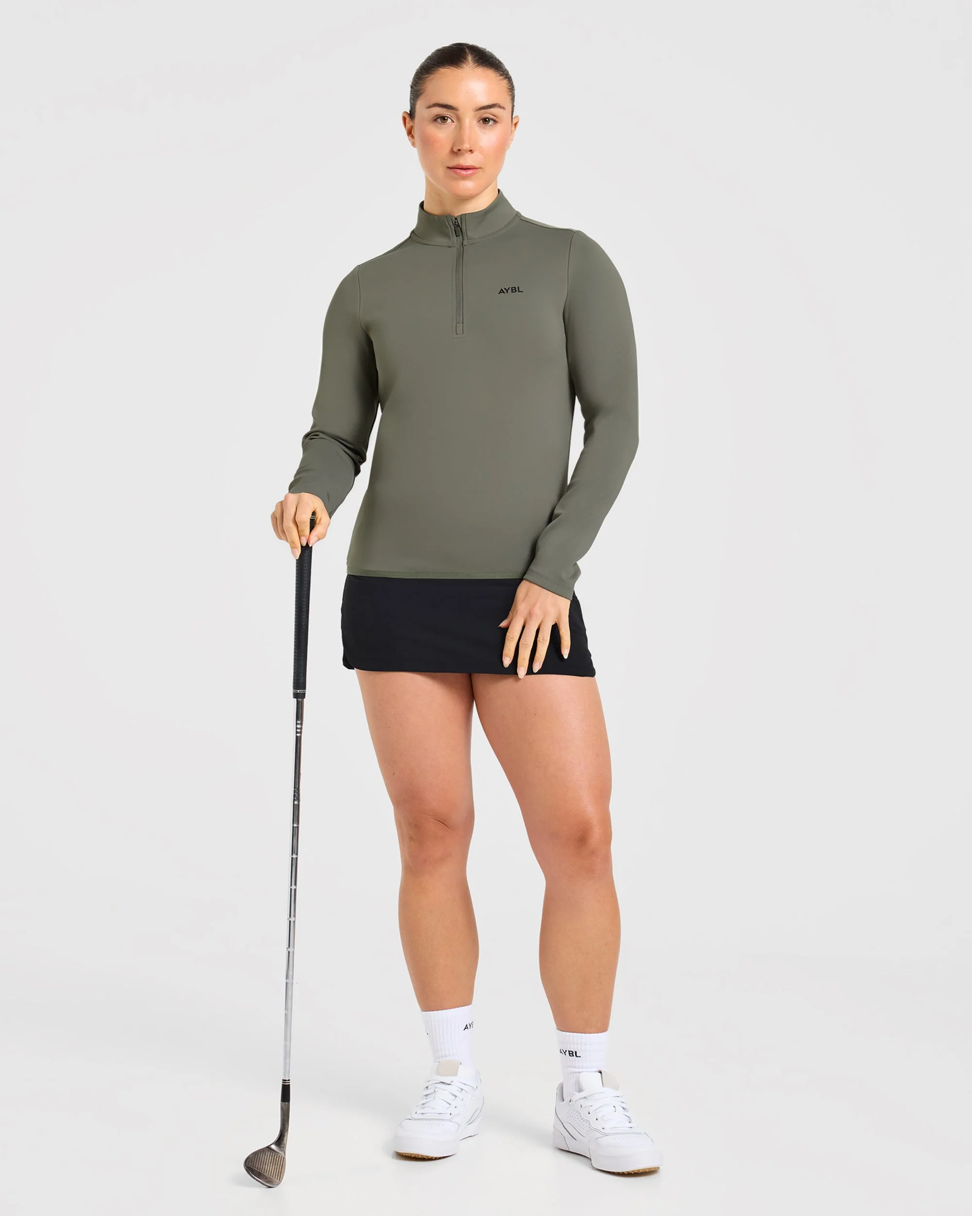 Classic 1/4 Zip Pullover - Deep Sage - Image 8