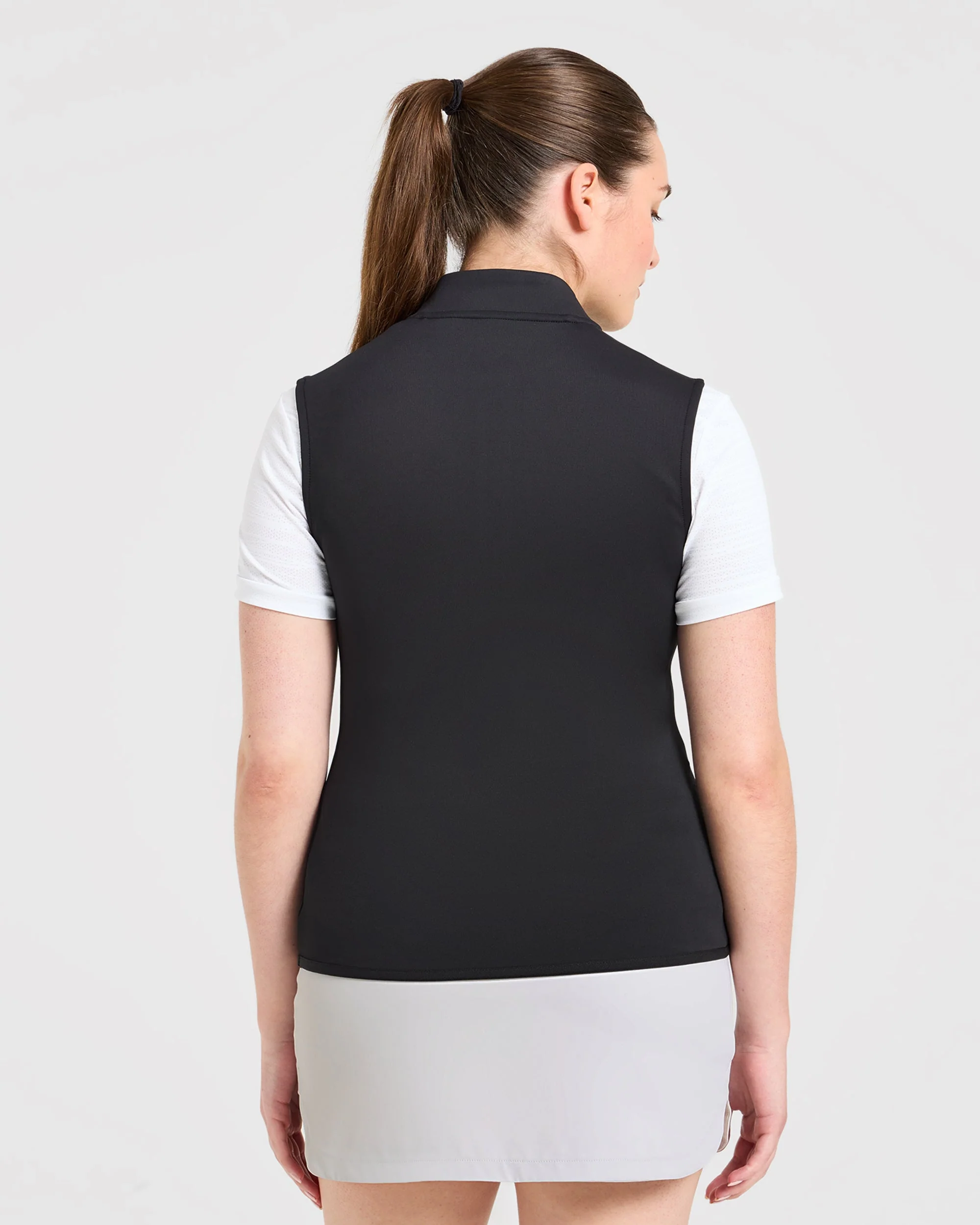 Classic 1/4 Zip Vest - Noir - Image 2