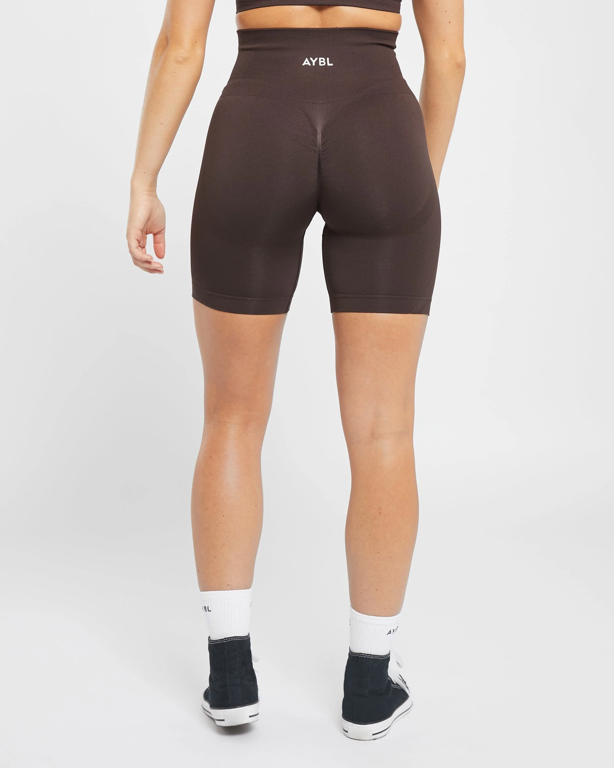 Empower Seamless Cycling Shorts - Cocoa Marron - Image 2
