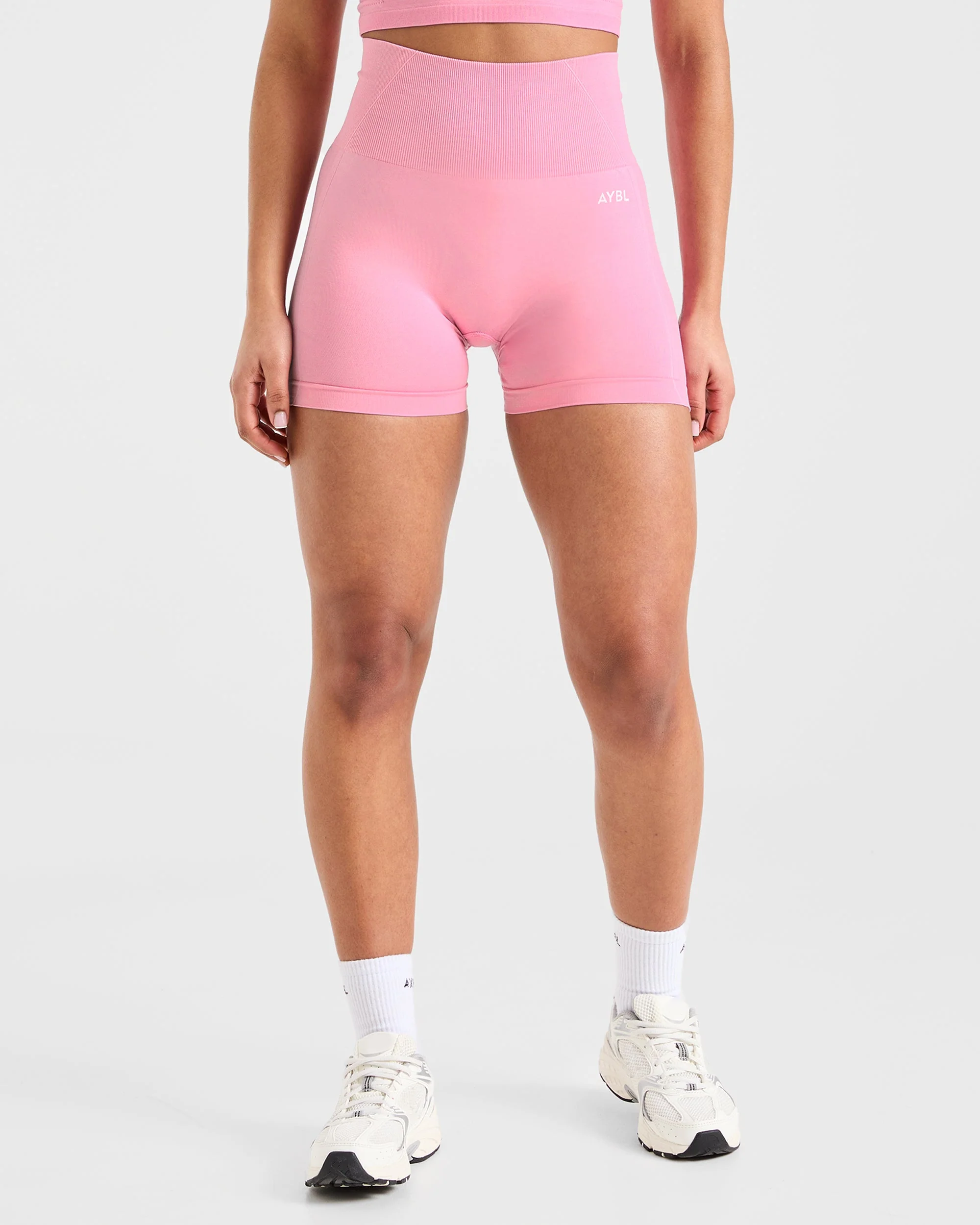 Empower Seamless Shorts - Baby Rose - Image 2