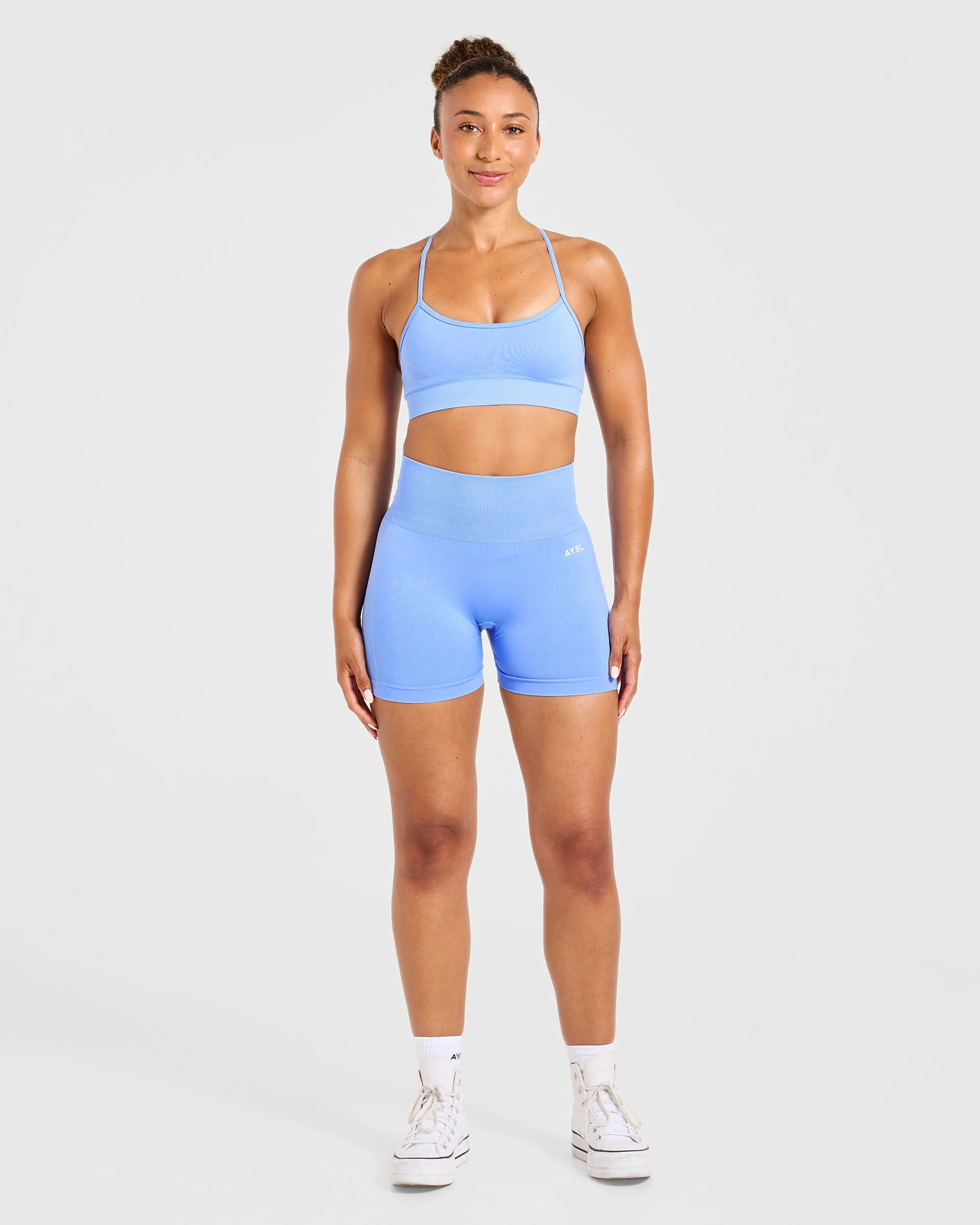 Empower Seamless Shorts - Periwinkle - Image 4