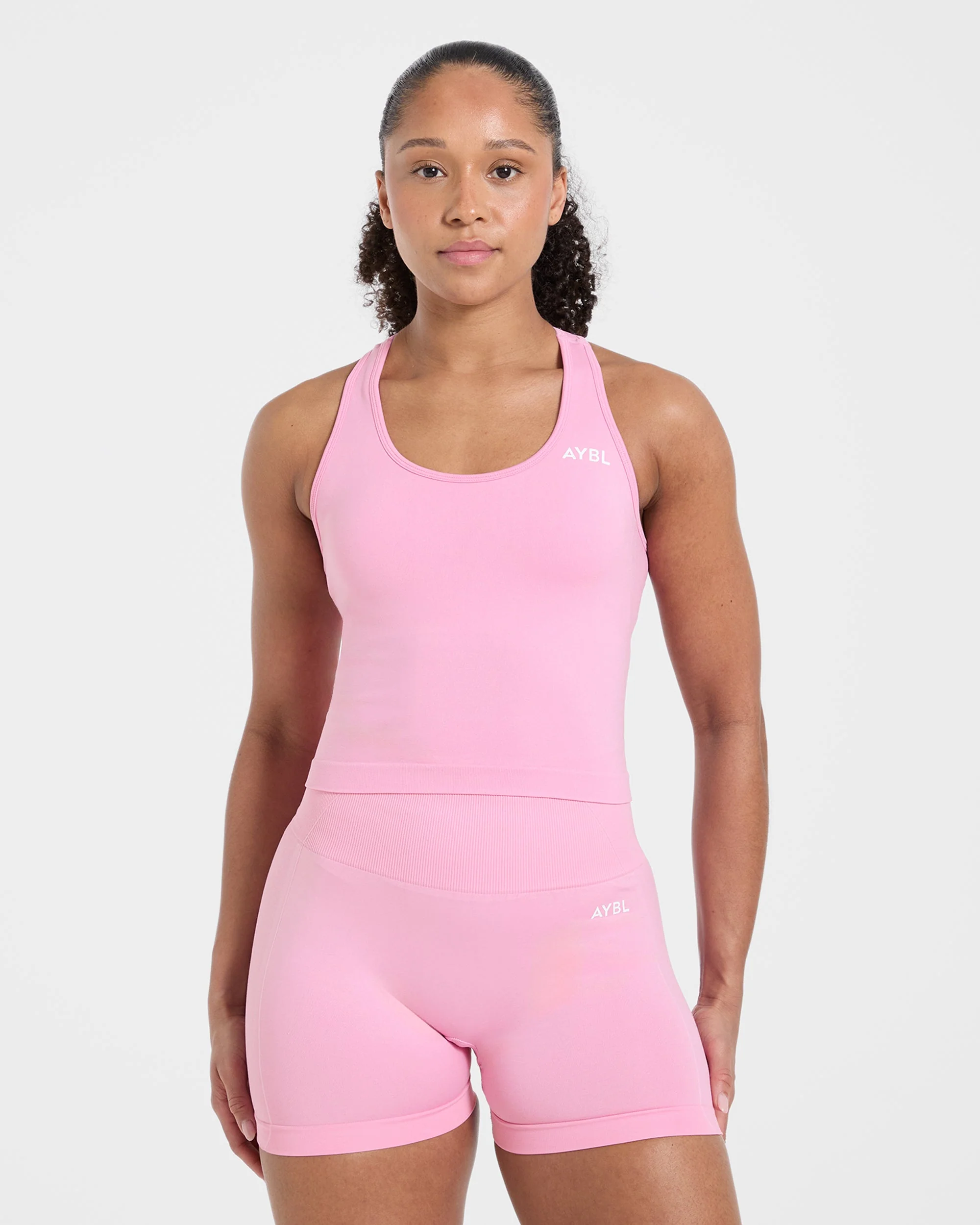 Empower Seamless Tank Top - Baby Rose