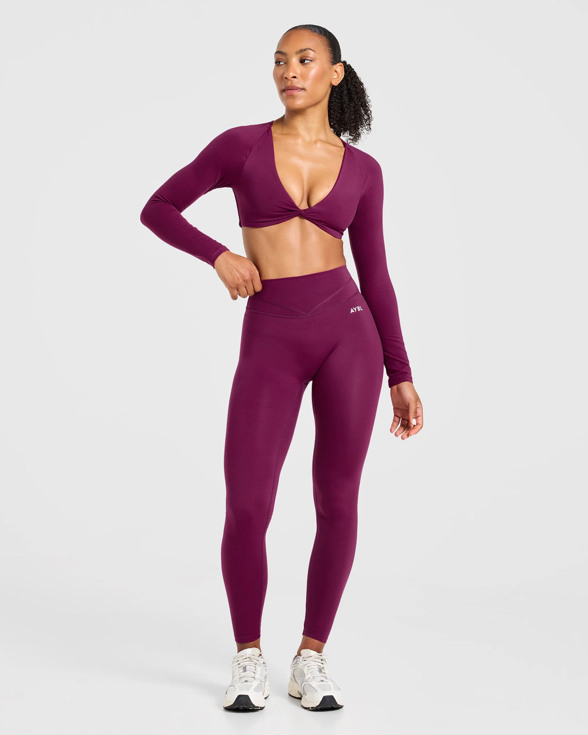 Engage Leggings - Rich Plum - Image 3