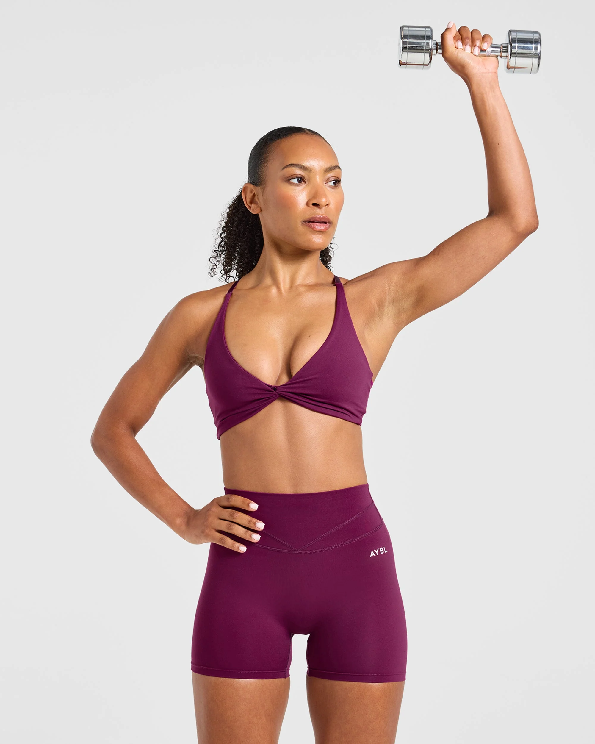 Engage Sports Bra - Rich Plum - Image 7