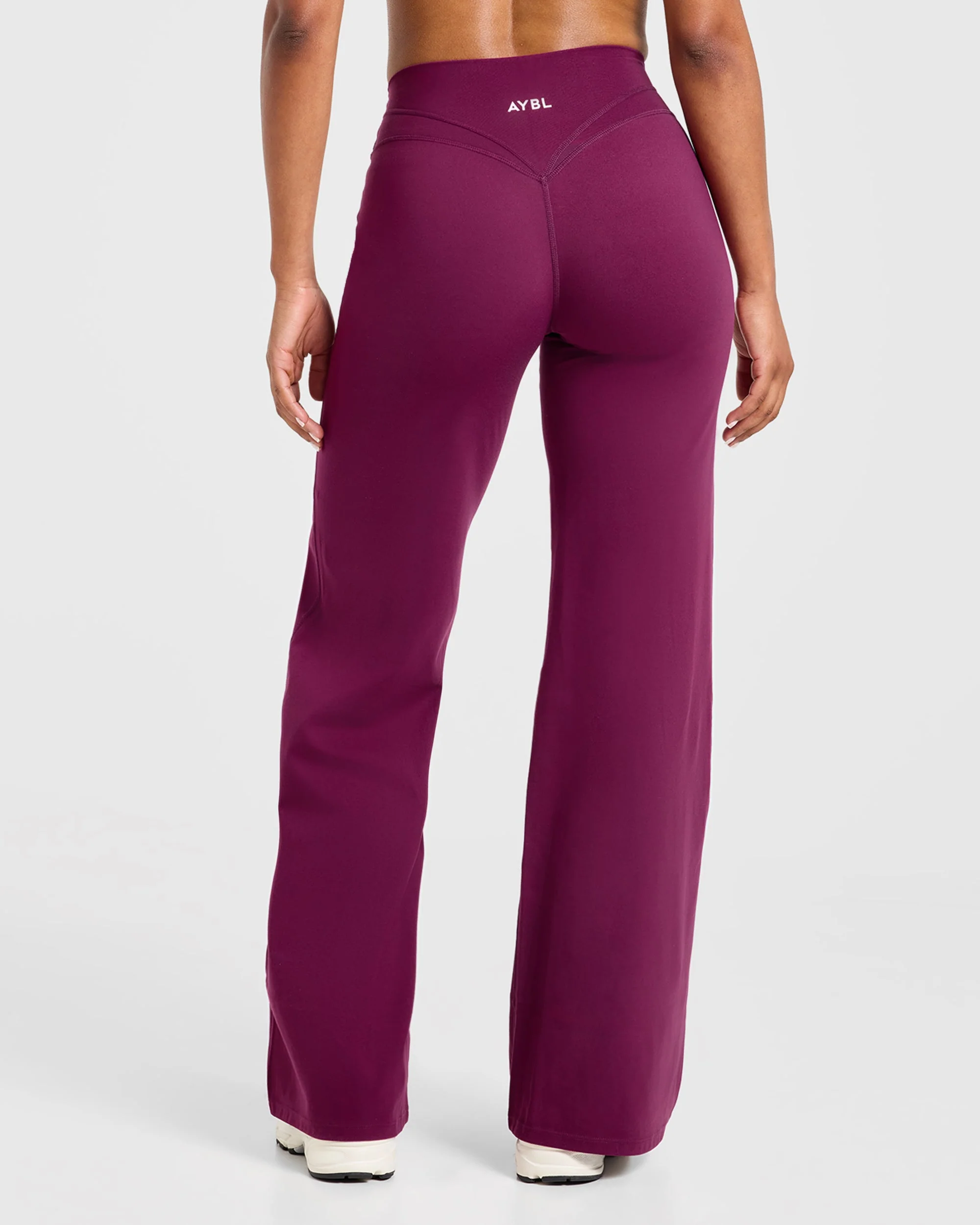 Engage Straight Leg Leggings - Rich Plum - Image 2