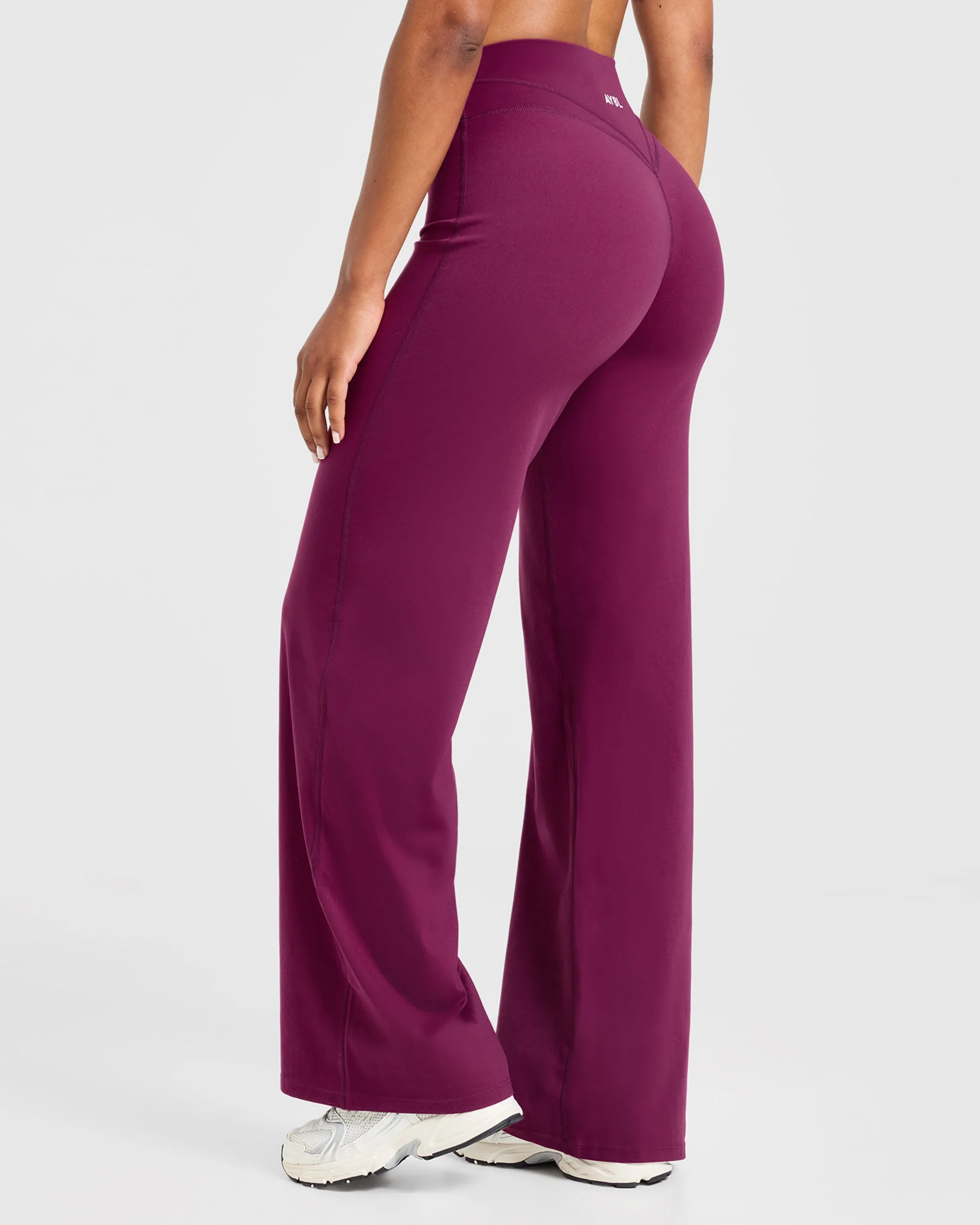 Engage Straight Leg Leggings - Rich Plum - Image 6