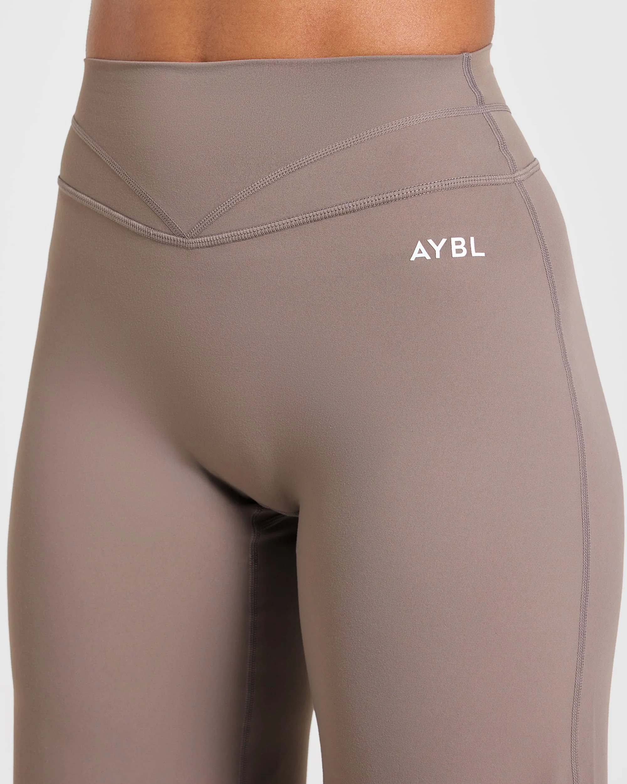 Engage Straight Leg Leggings - Warm Taupe - Image 5