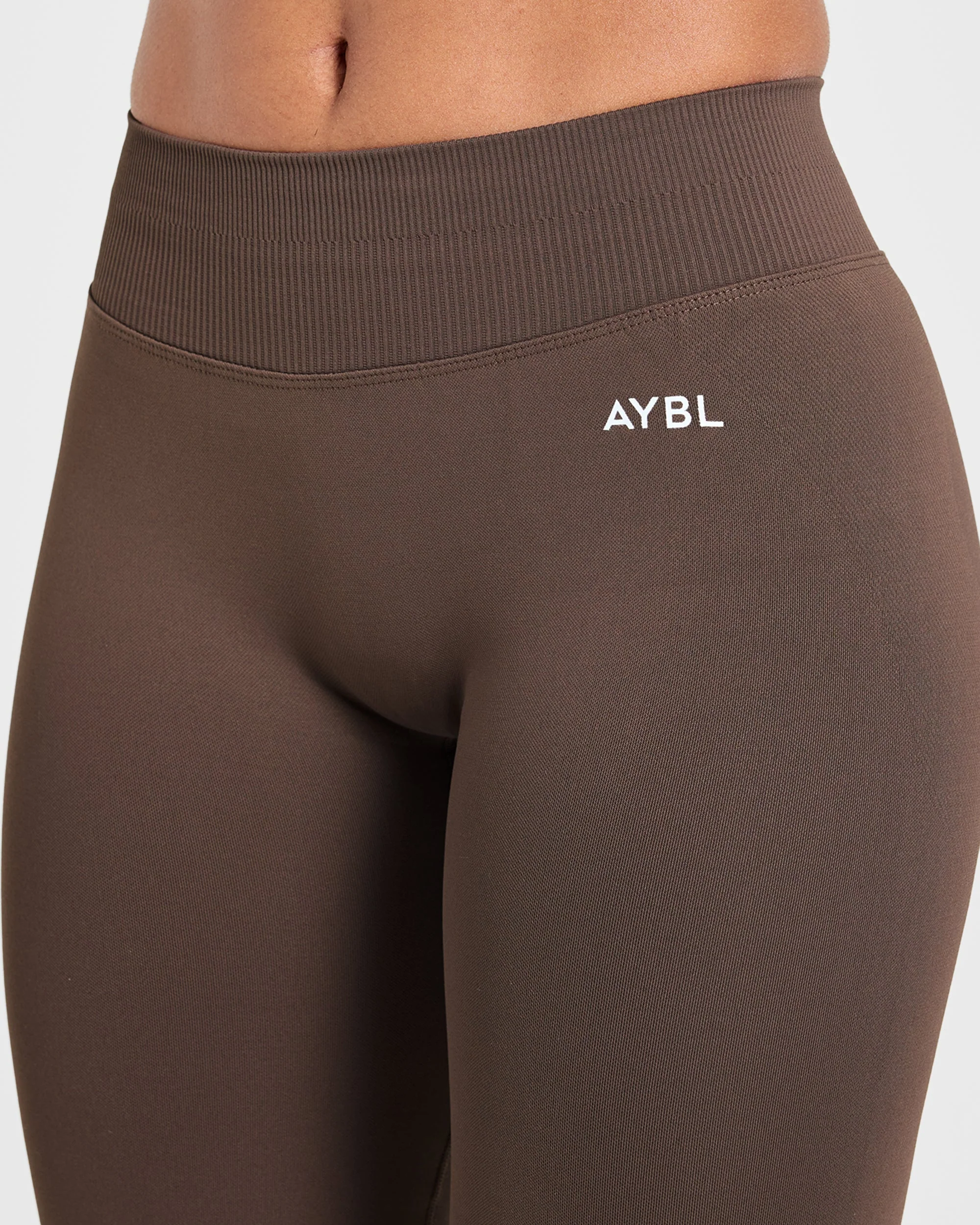 Enhance Seamless Flared Leggings - Marron - Image 5