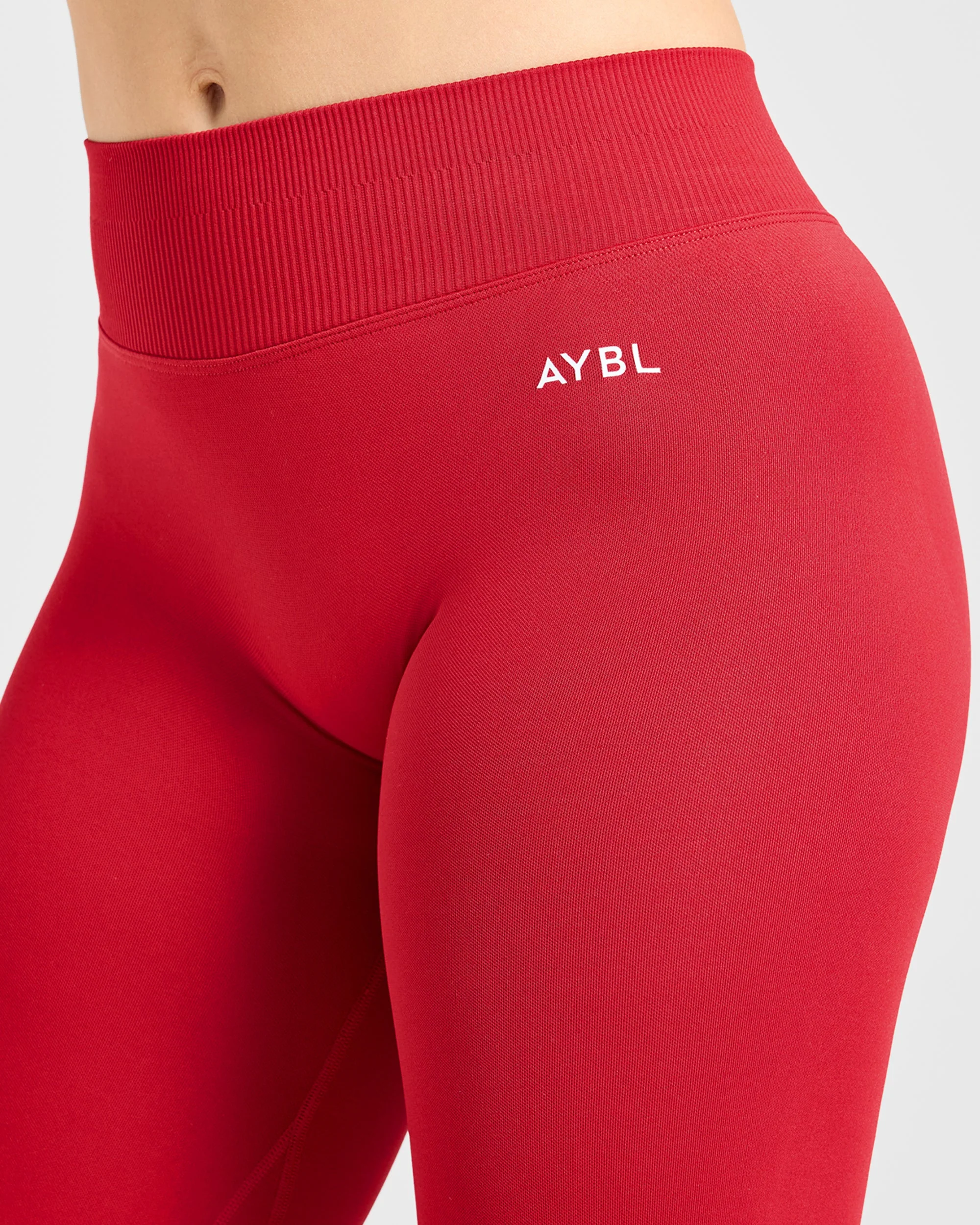 Enhance Seamless Flared Leggings - Rouge - Image 5