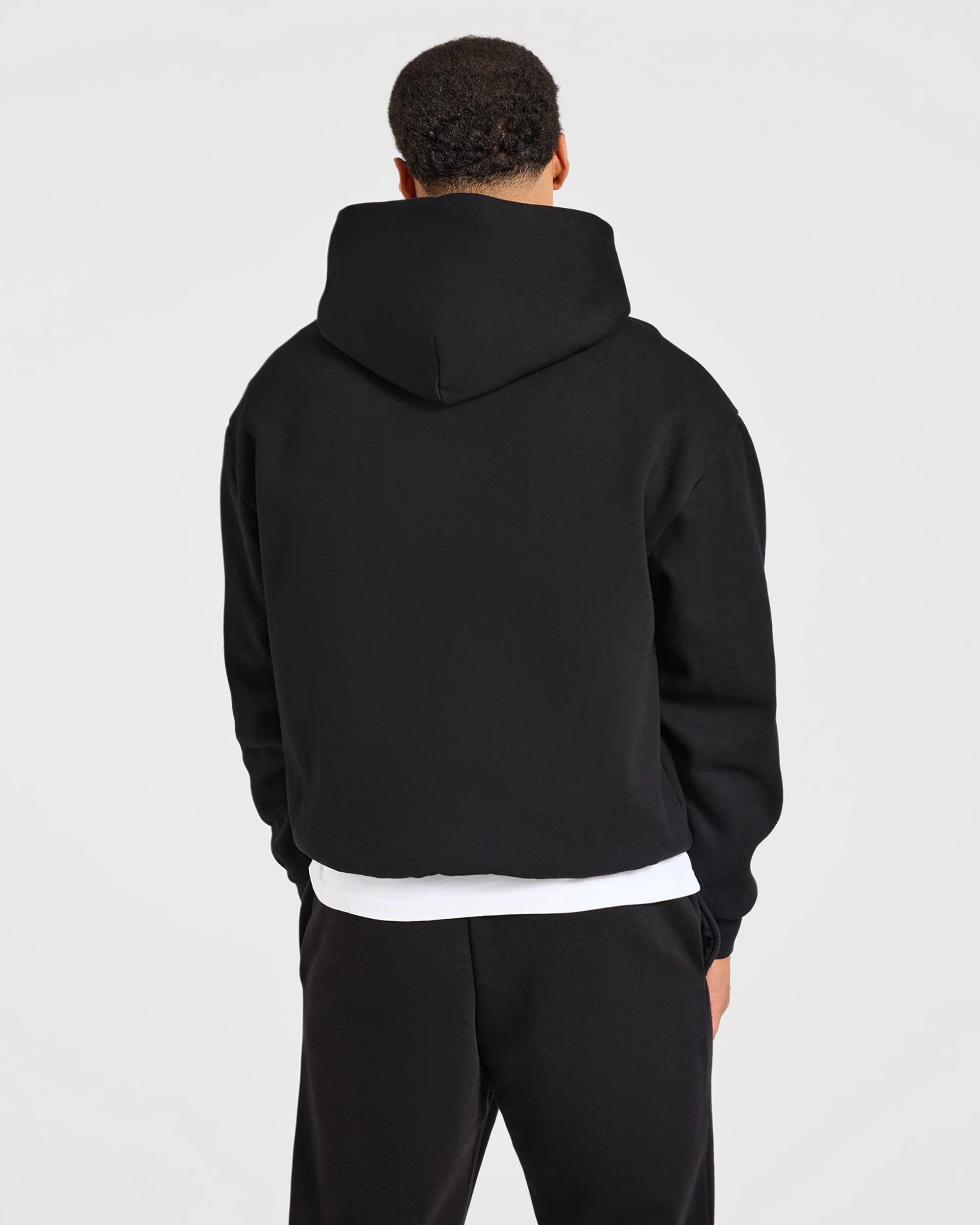 Essential Oversized Hoodie - Noir - Image 2