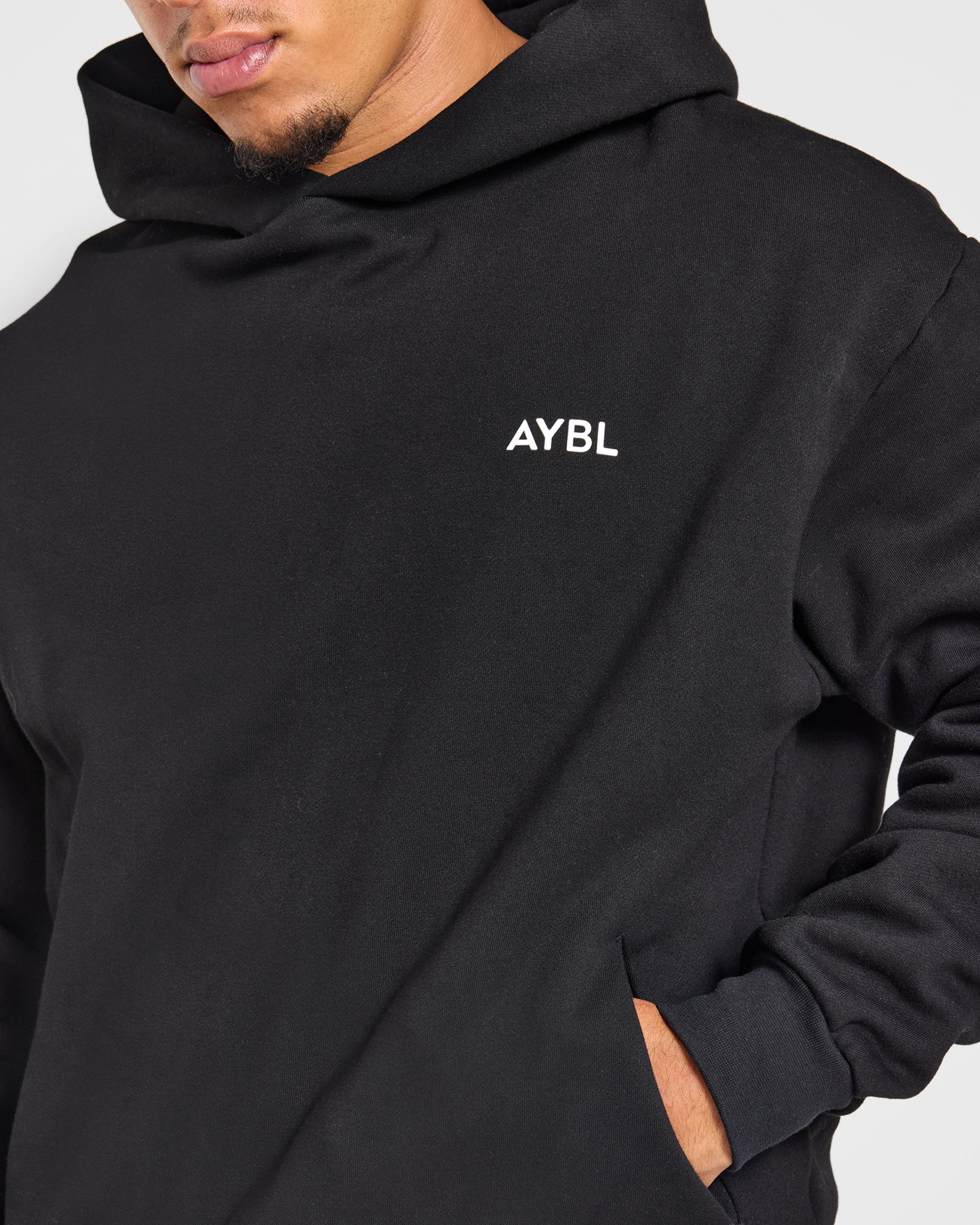 Essential Oversized Hoodie - Noir - Image 6