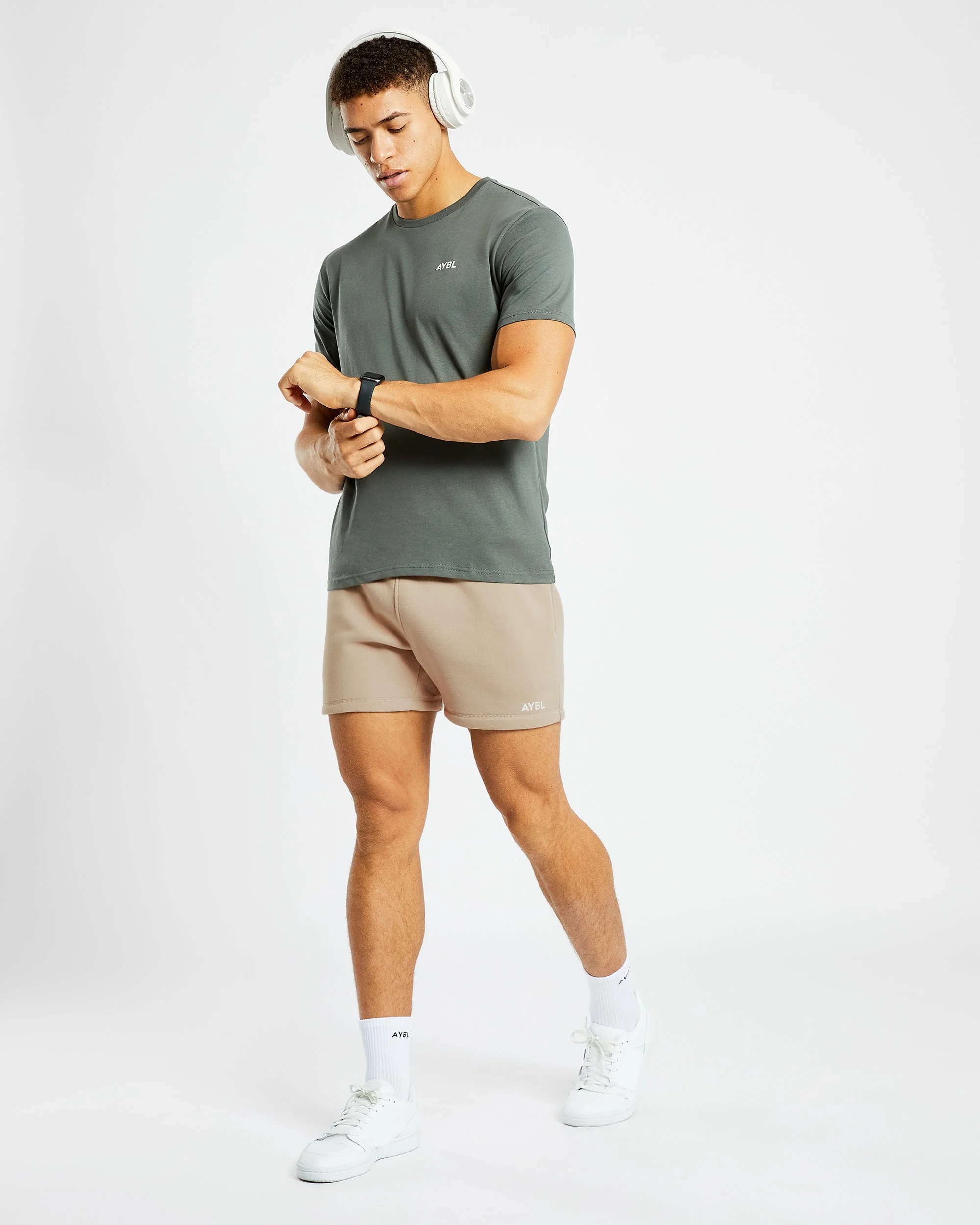Essential T Shirt - Muted Vert - Image 7