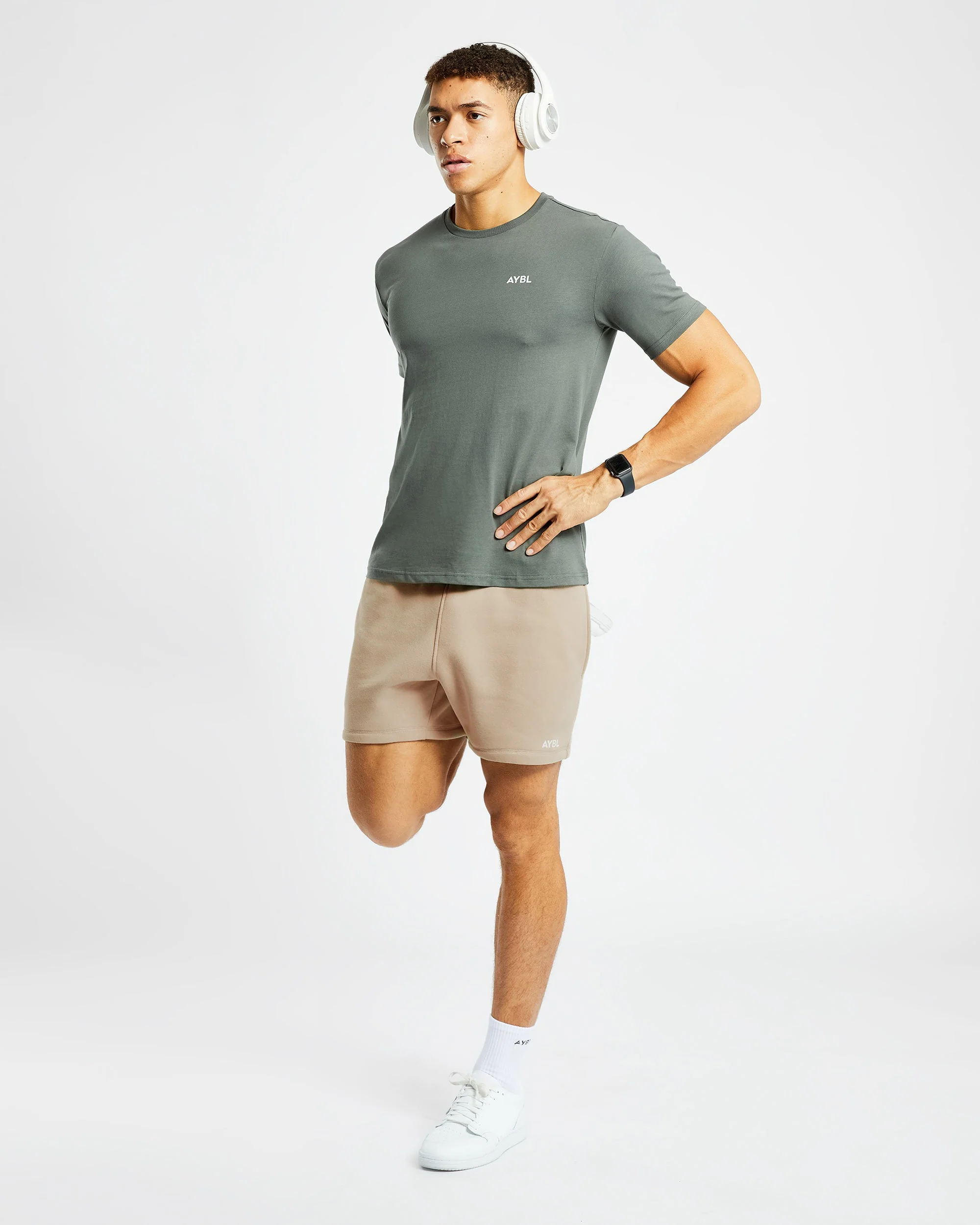 Essential T Shirt - Muted Vert - Image 8