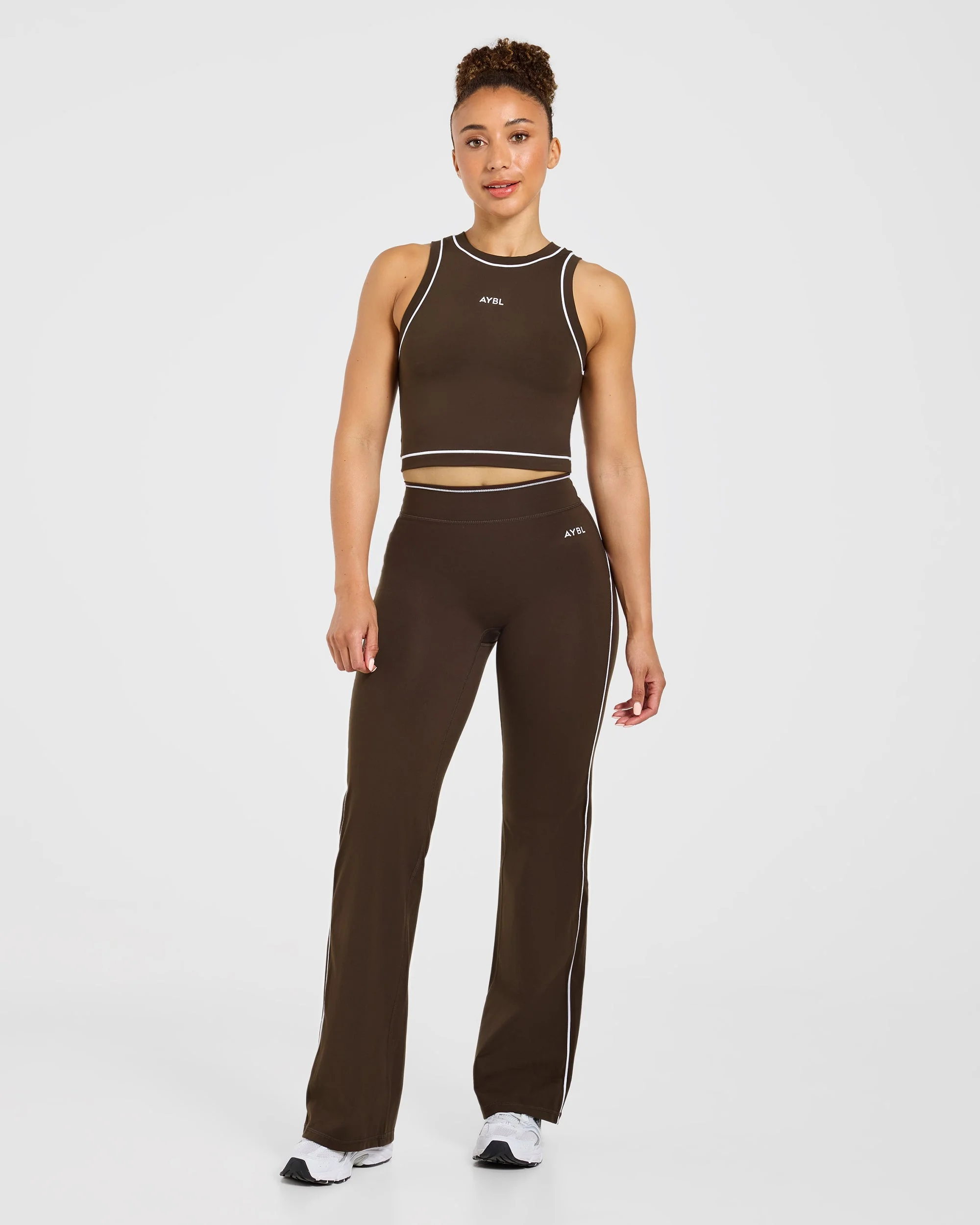 Form Flared Leggings - Coffee Bean - Image 3