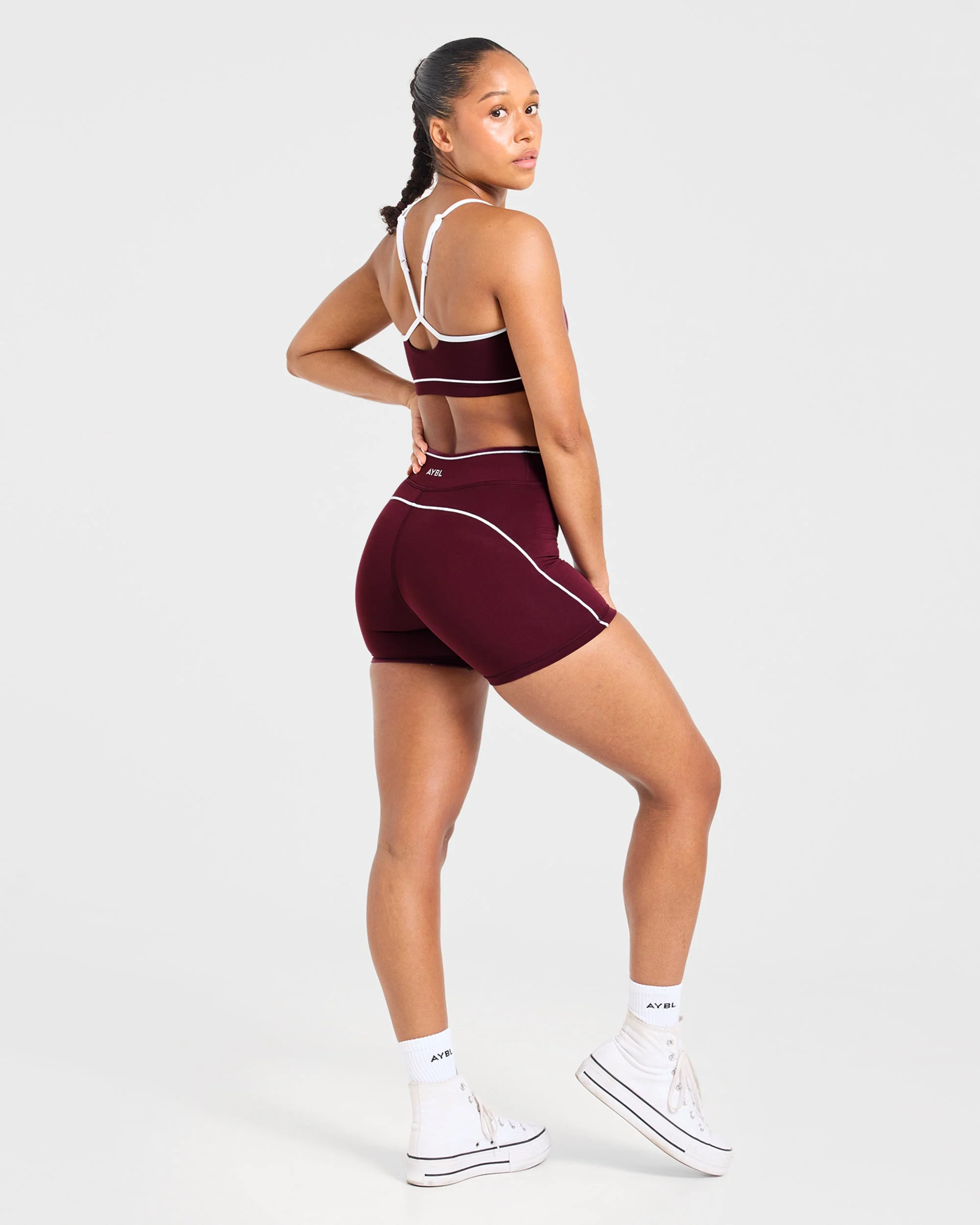 Form Shorts - Deep Mulberry - Image 4