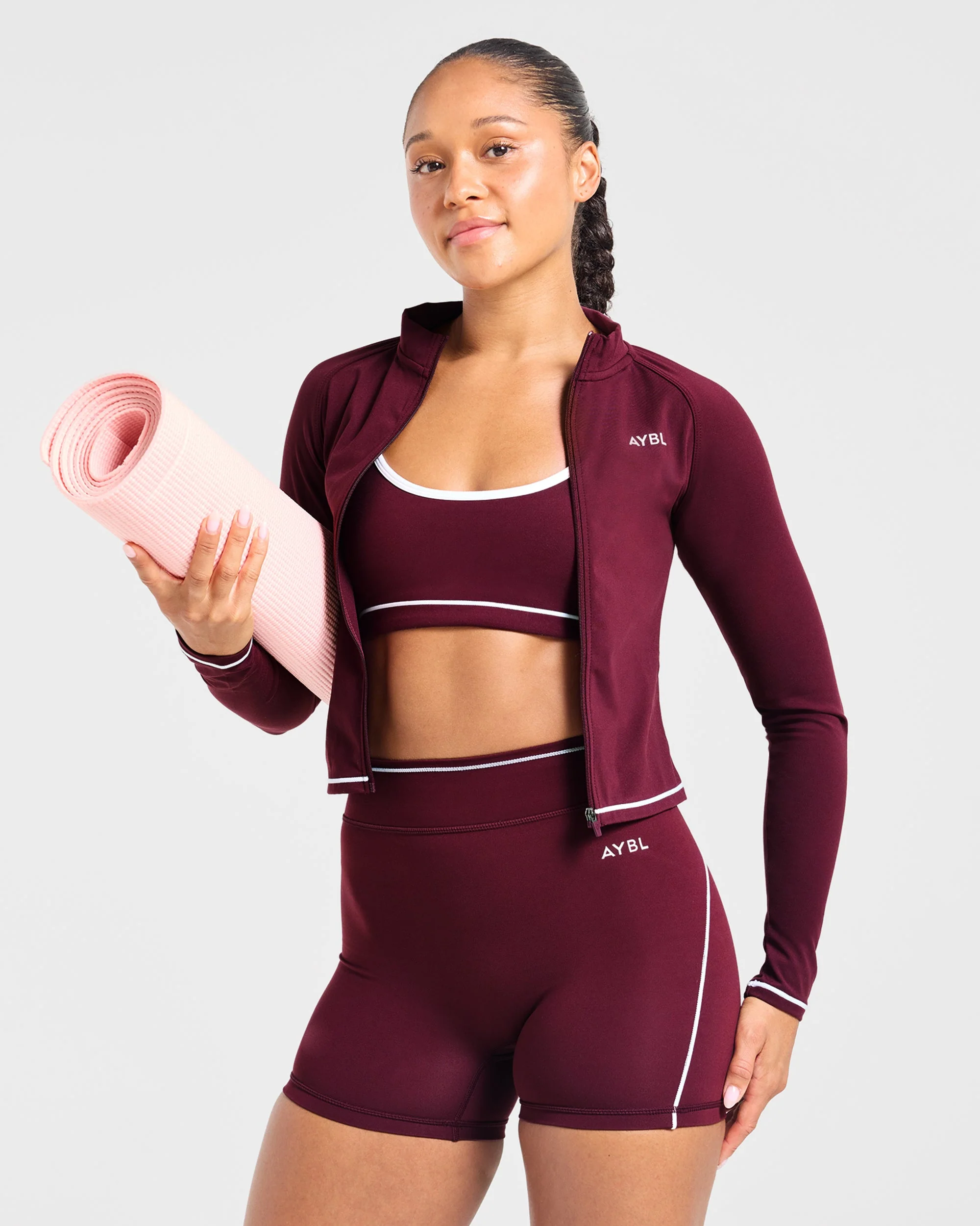 Form Shorts - Deep Mulberry - Image 8