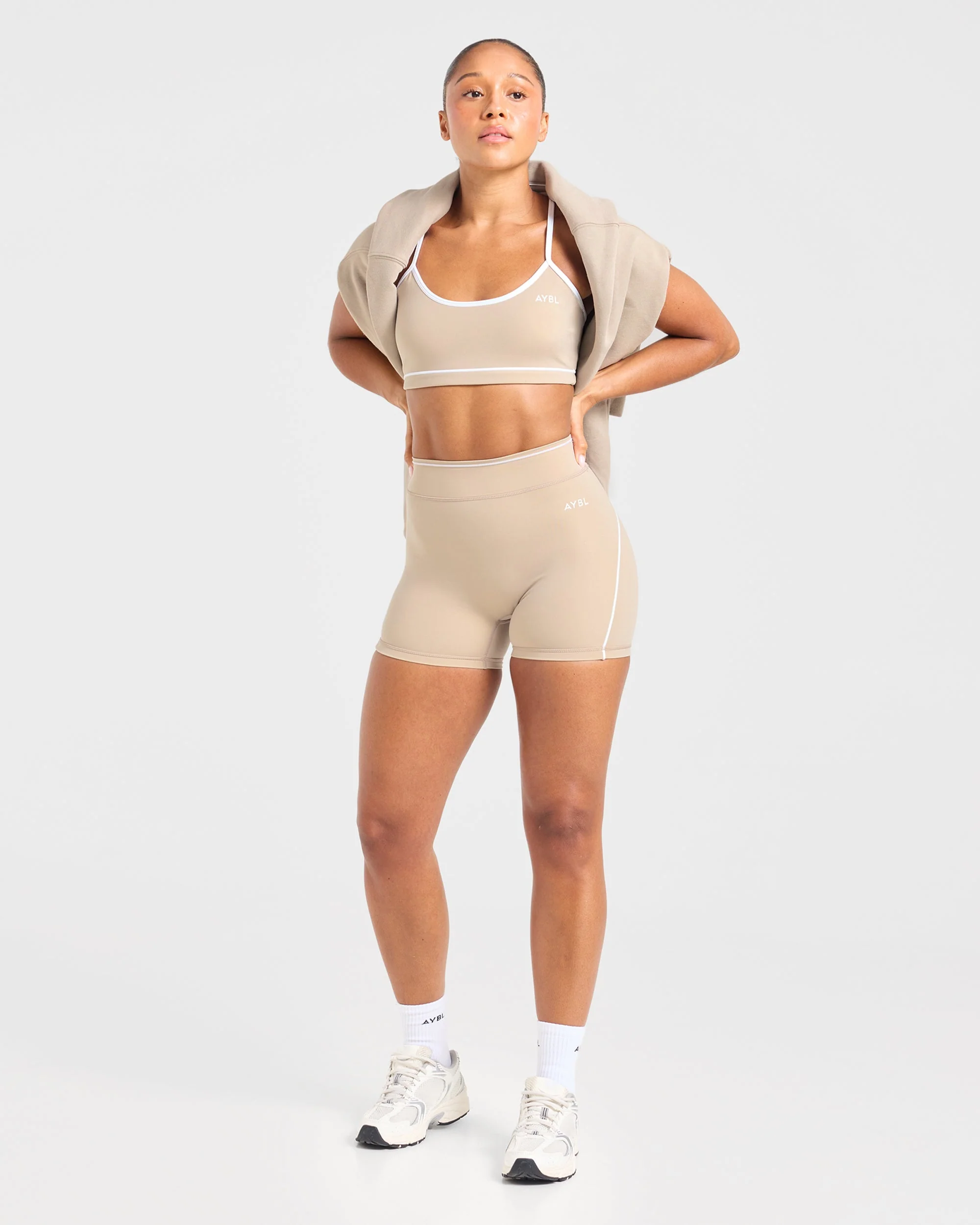 Form Sports Bra - Mocha - Image 8