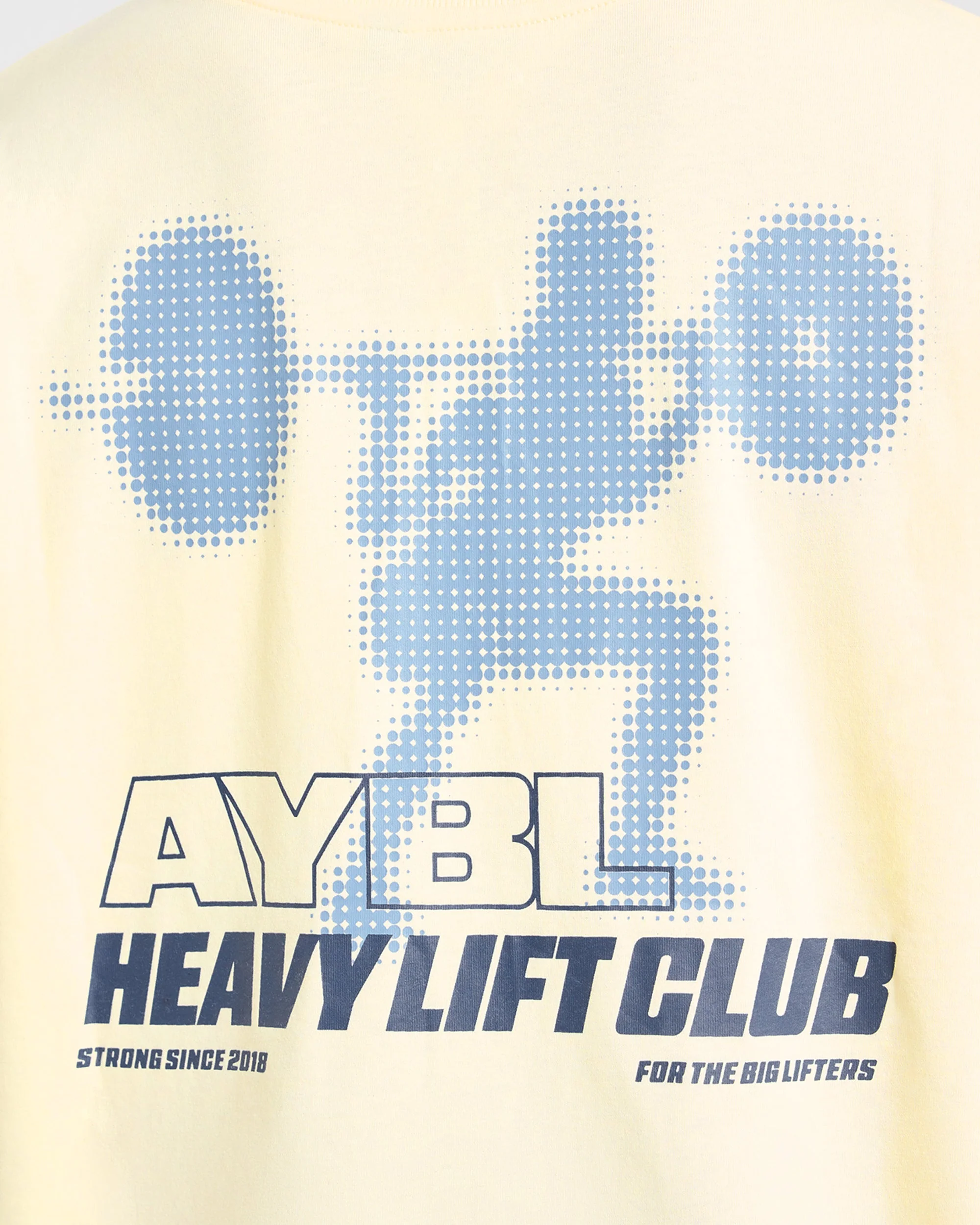 Heavy Lift Club Oversized T Shirt - Butter Jaune - Image 6