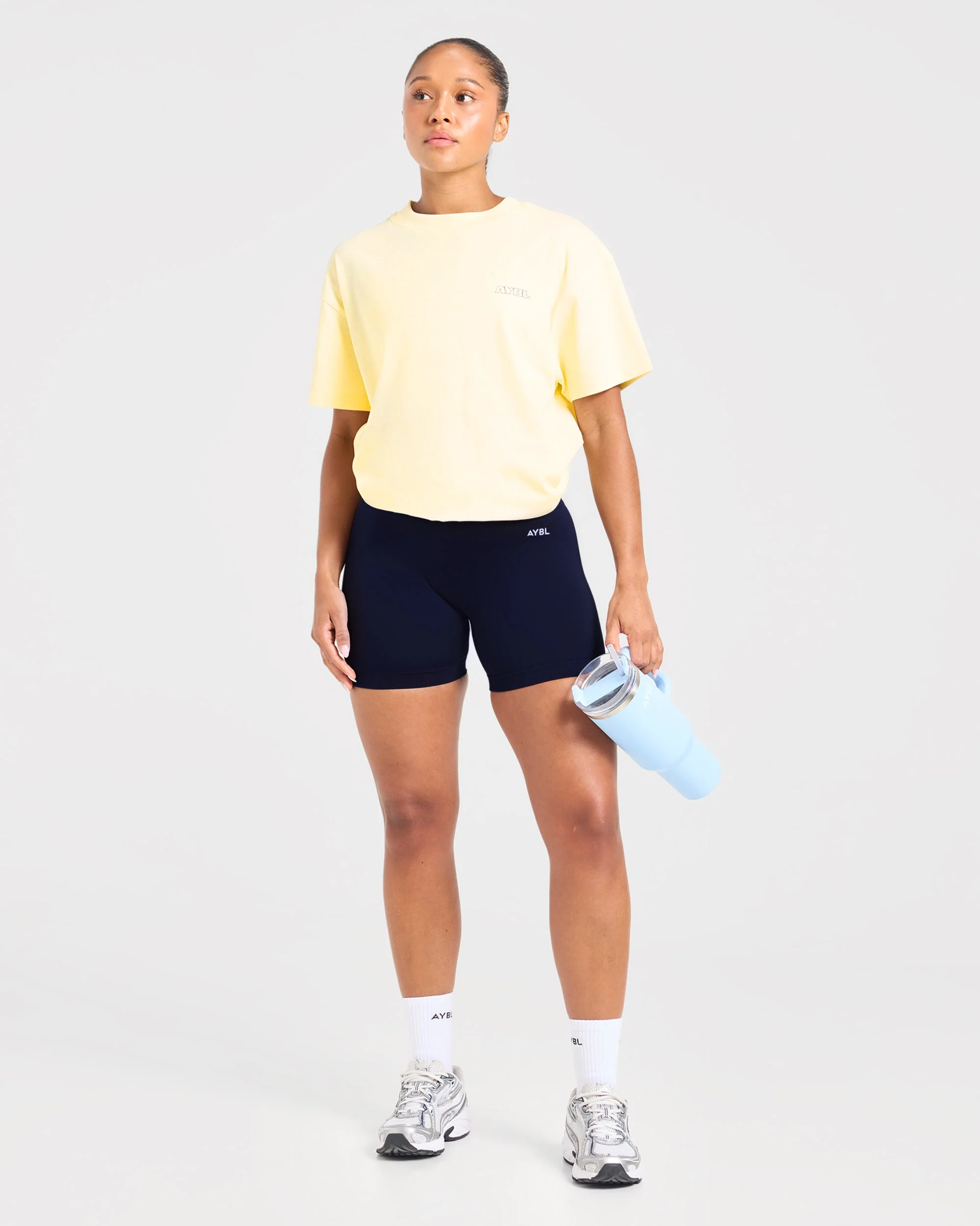Heavy Lift Club Oversized T Shirt - Butter Jaune - Image 7