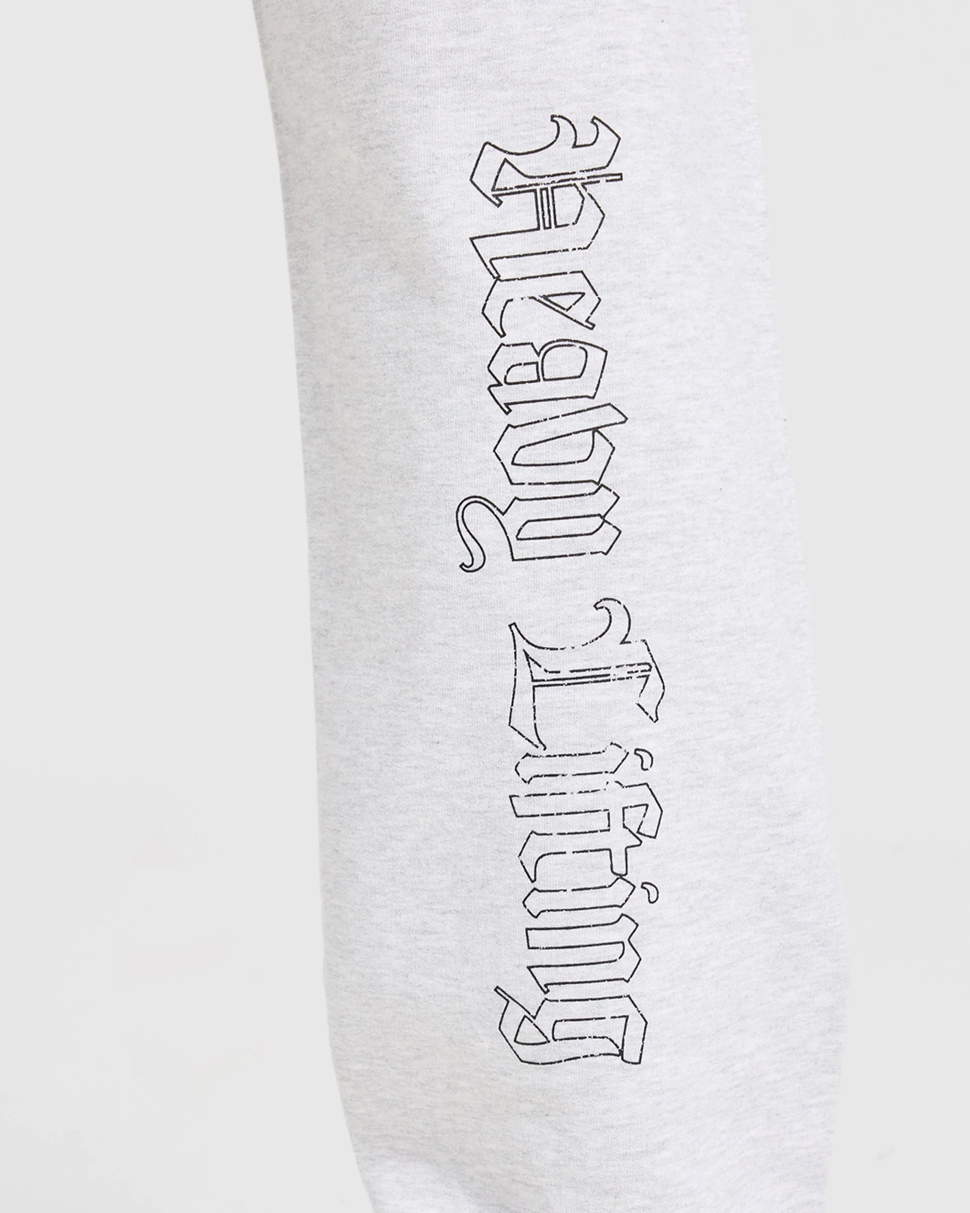 Heavy Lifting Gothic Oversized Straight Leg Joggers - Gris Marl - Image 6