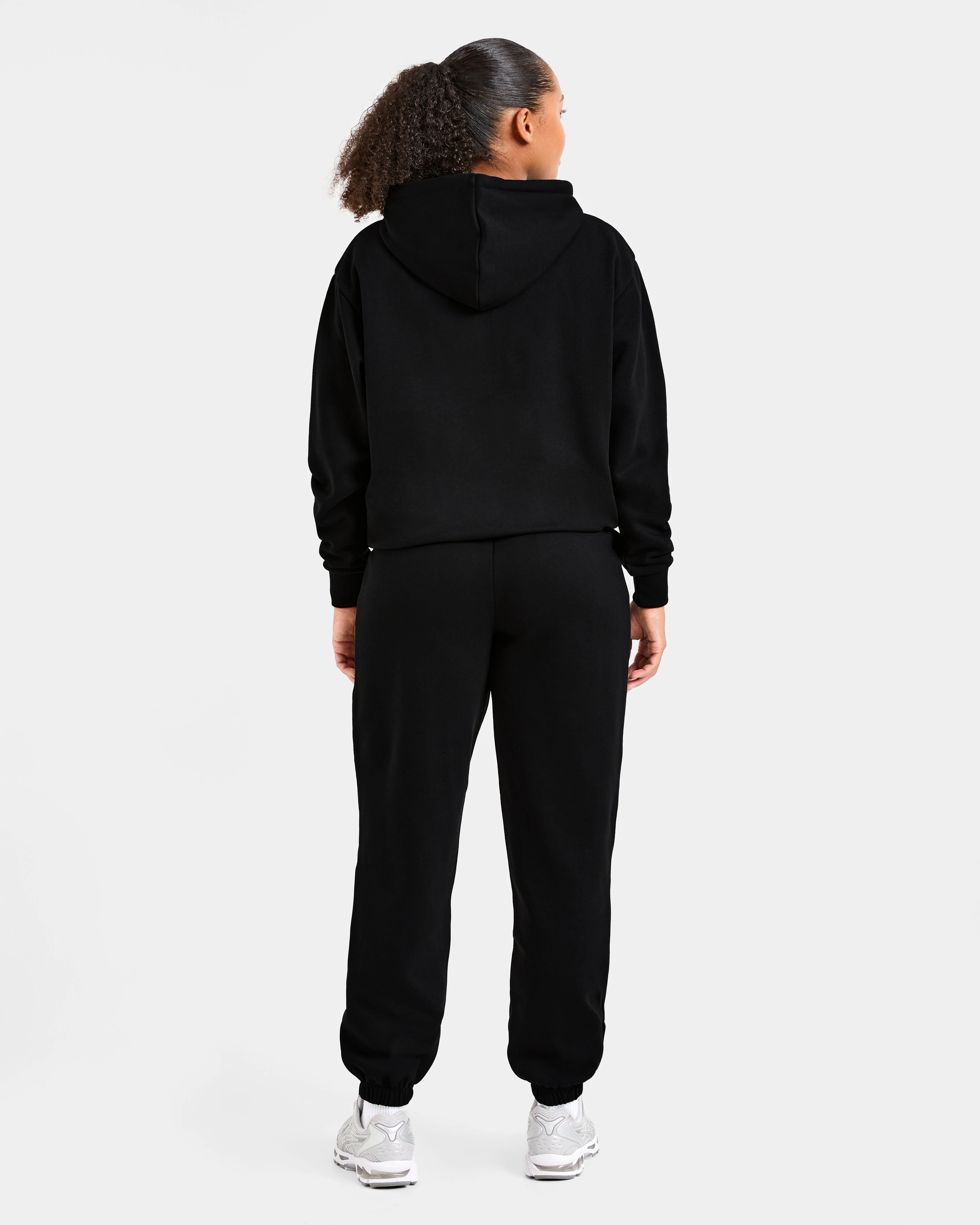 Lifestyle Oversized Zip Up Hoodie - Noir - Image 4