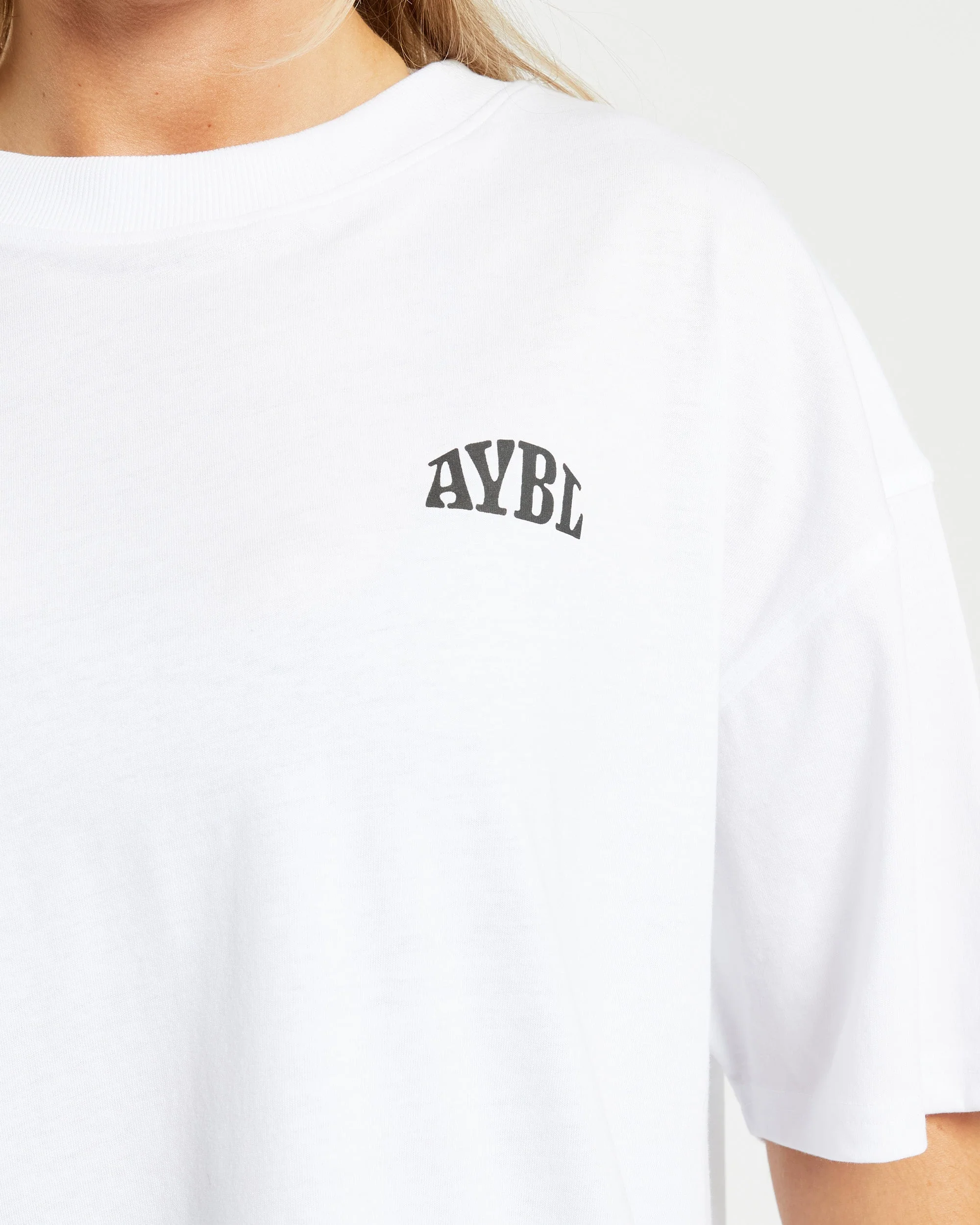 Mind Over Matter Oversized T Shirt - Blanc - Image 13