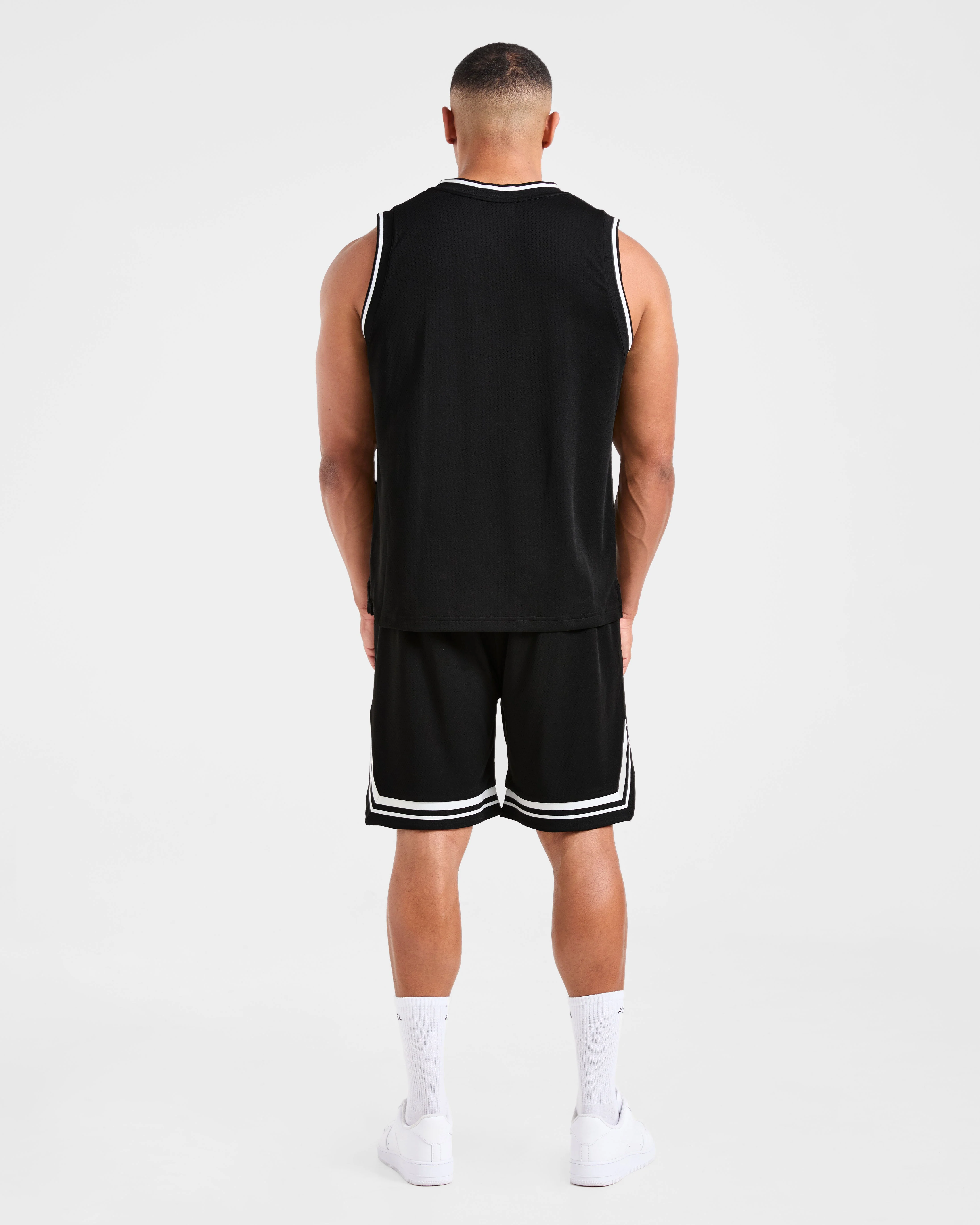 Rebound Stripe Shorts - Noir - Image 4
