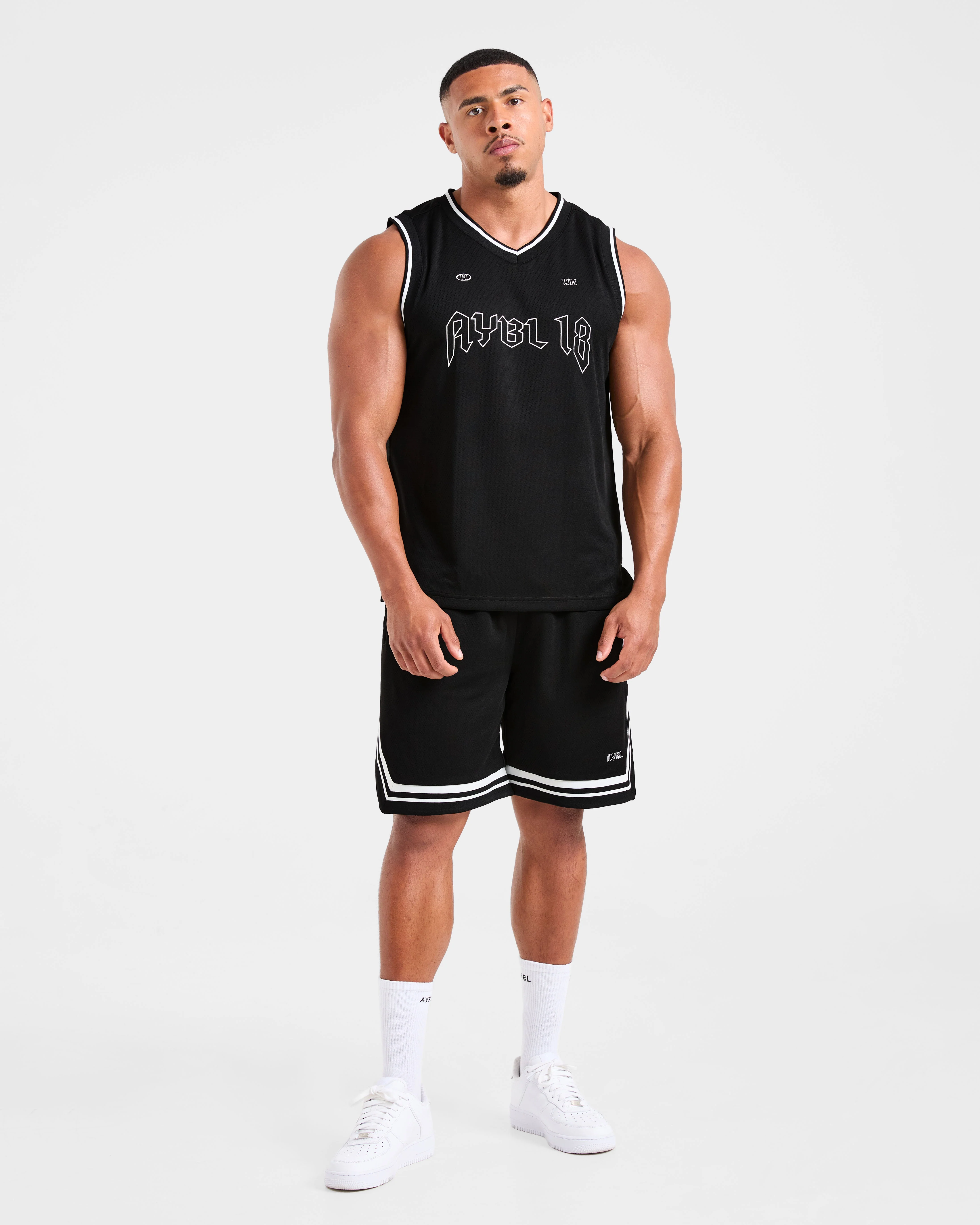Rebound Stripe Tank - Noir - Image 3