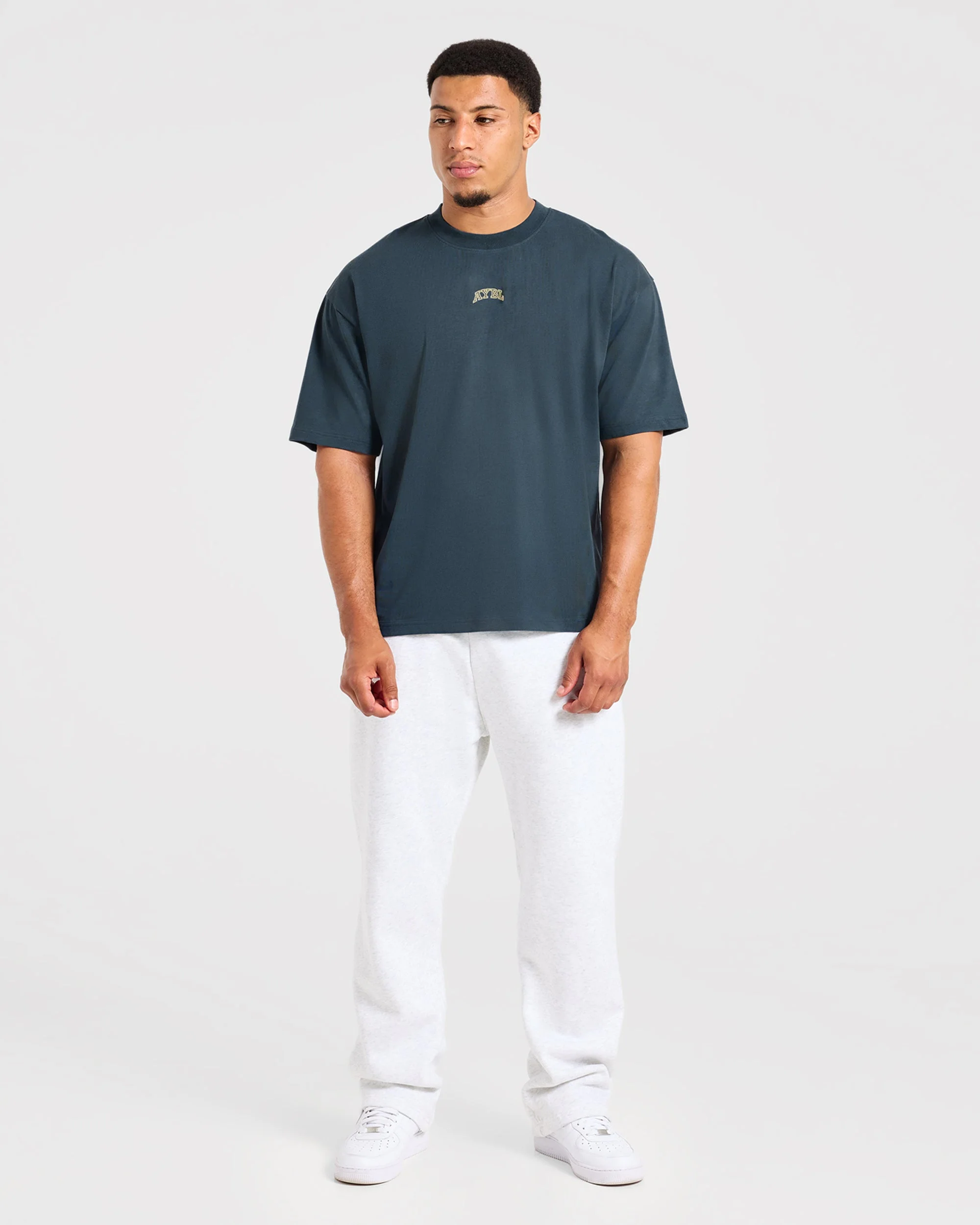 Relentless Eagle Oversized T Shirt - Petrol Bleu - Image 3
