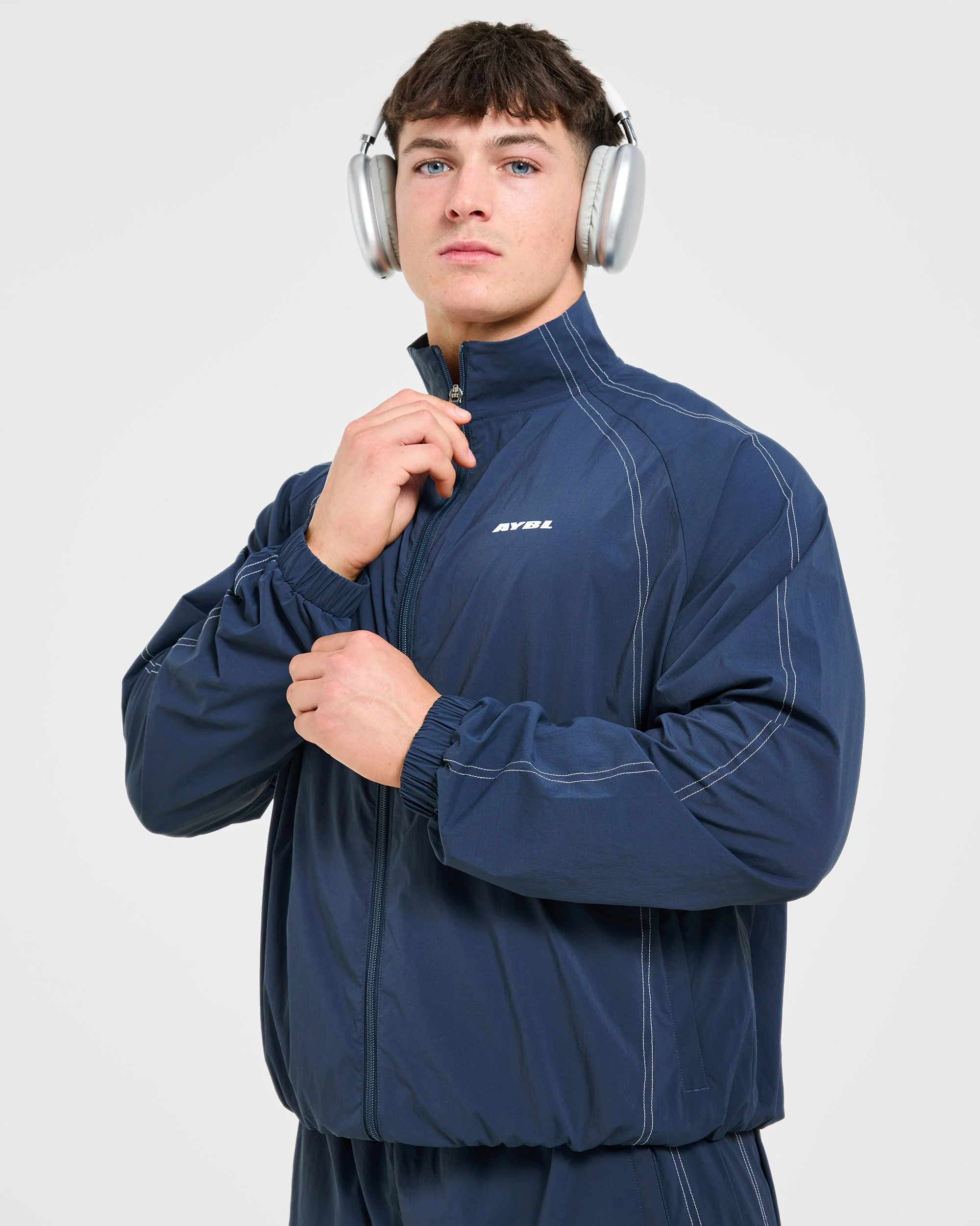 Restore Track Jacket - Navy Bleu - Image 7