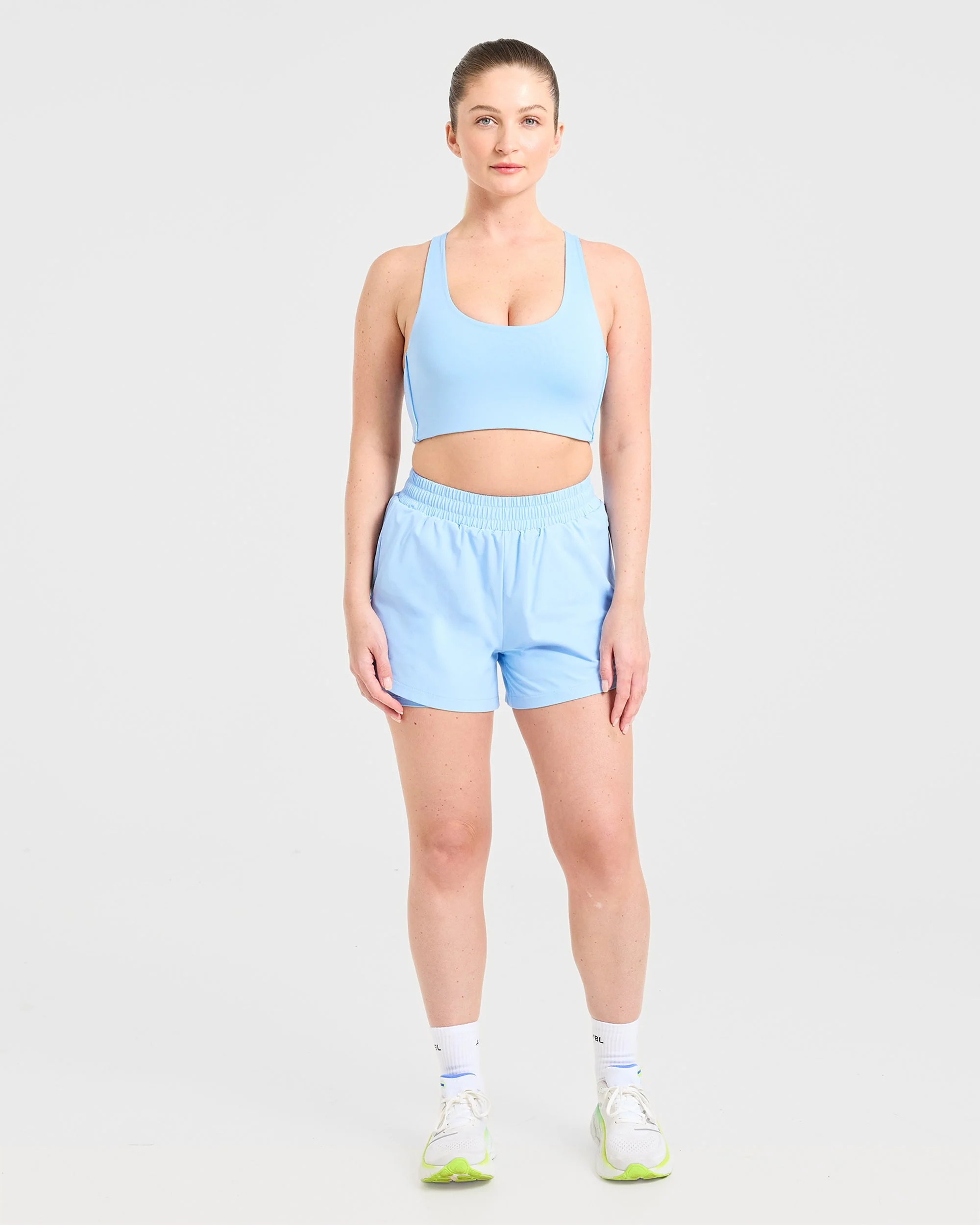 Run 2 in 1 Shorts - Spring Bleu - Image 3